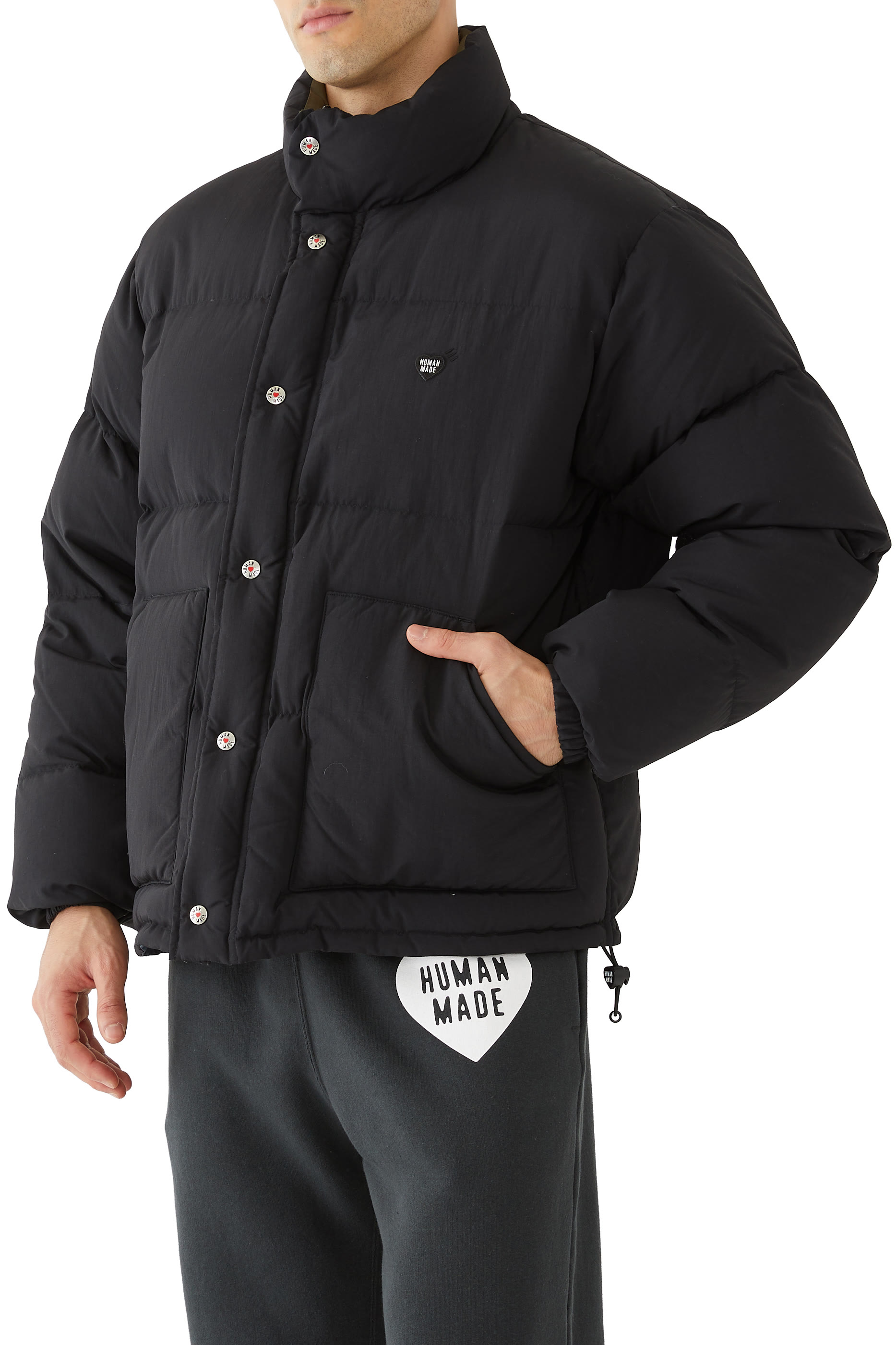 جاكيت بوجهين مبطن بالزغب