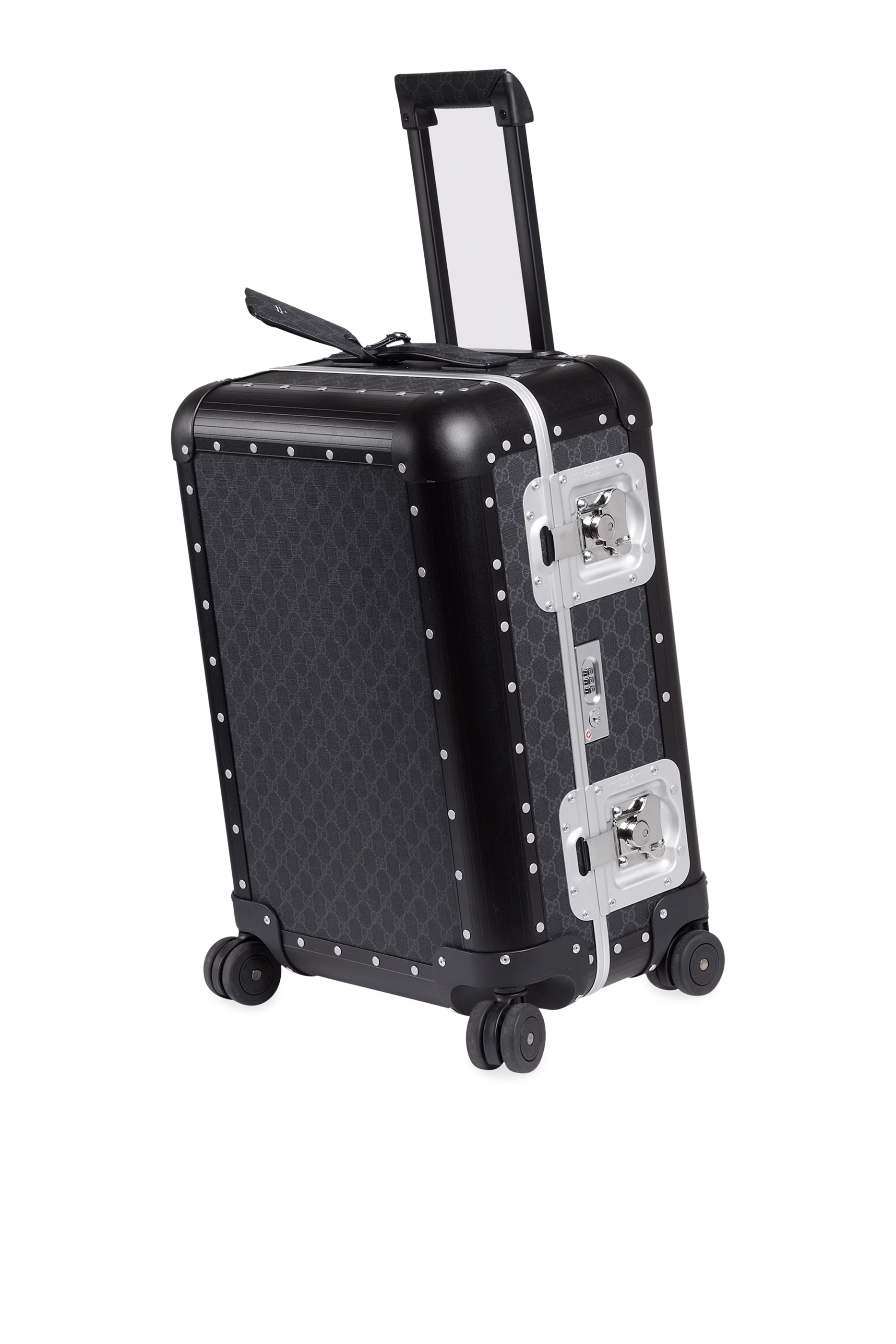 عربة ضيافة قماش قنب سوبريم بنقشة حرفي شعار الماركة