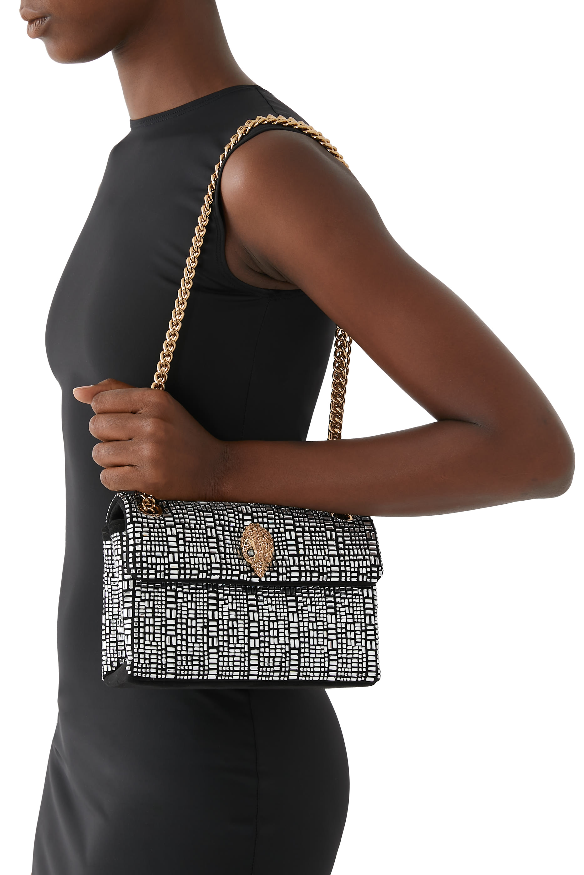 حقيبة صغيرة مرصعة بكريستال كينسينغتون