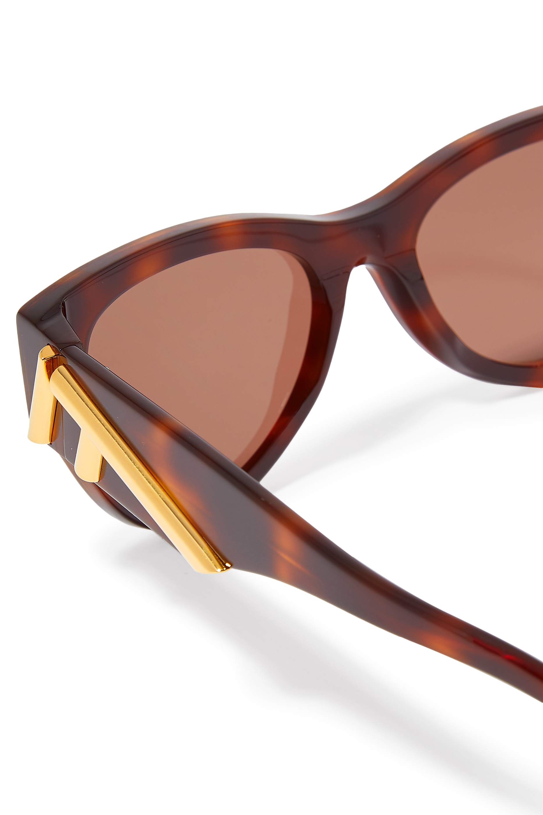 نظارة شمسية بإطار بتصميم عين القطة أسيتات