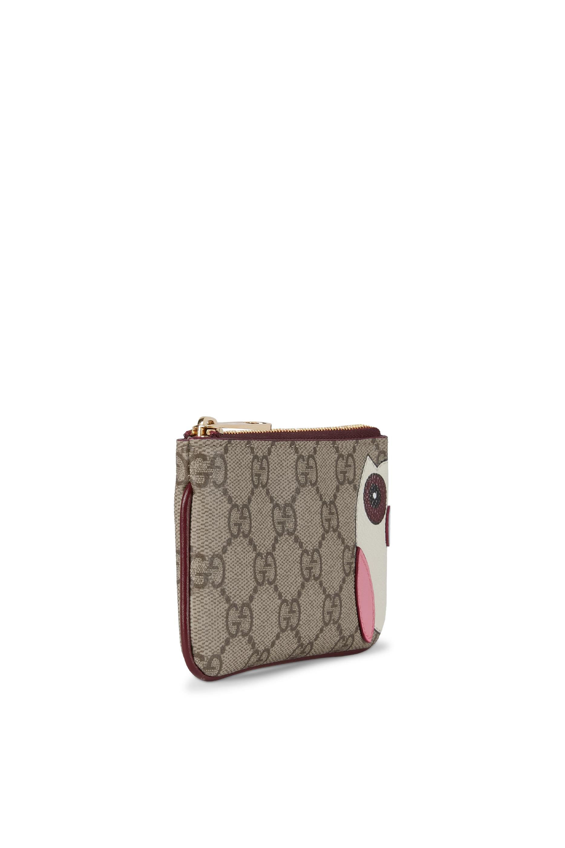 سلسلة مفاتيح مزينة بتفاصيل بومة وشعار الماركة