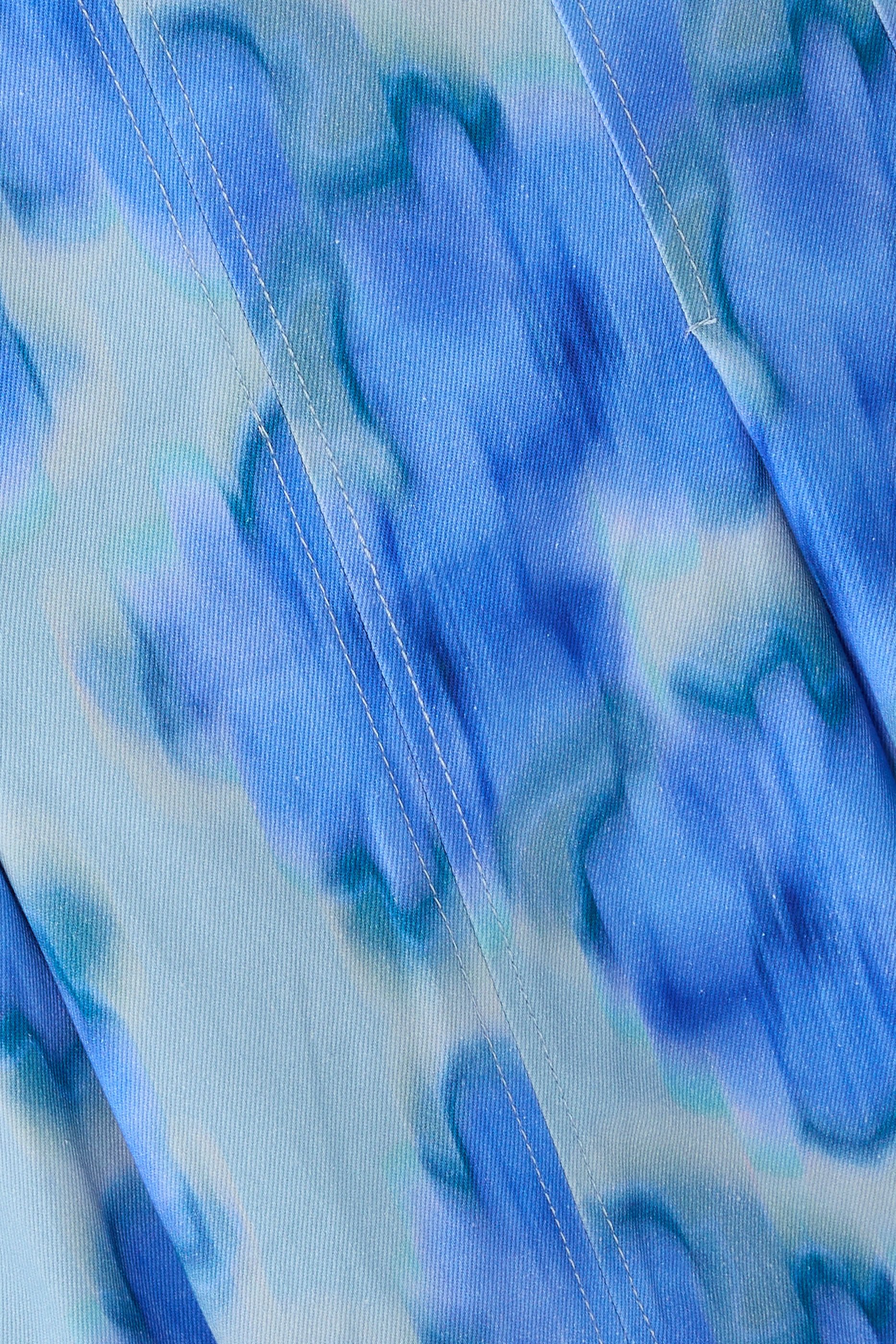 فستان تشارلي متوسط الطول بطيات