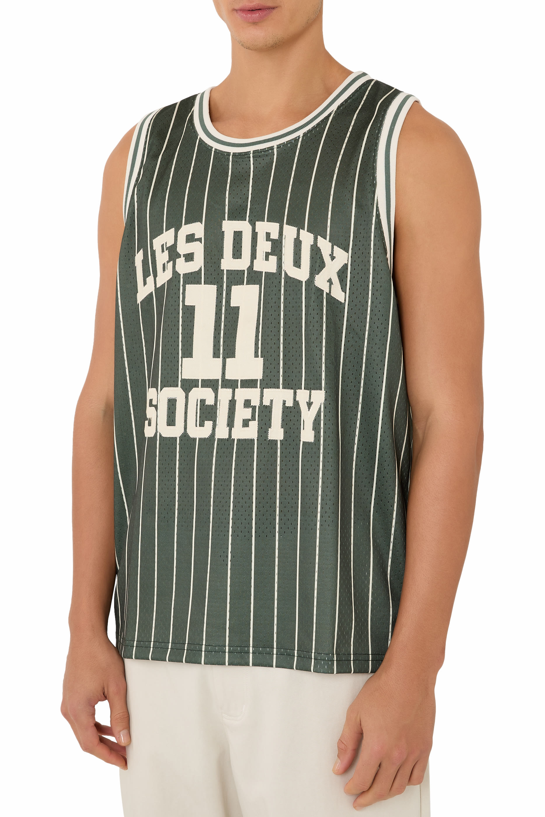 بلوزة سيلاس بلا أكمام قماش شبكي