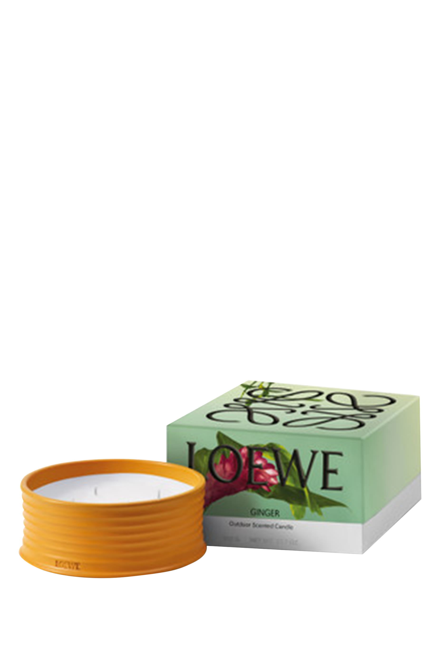 شمعة معطرة خارجية برائحة الزنجبيل