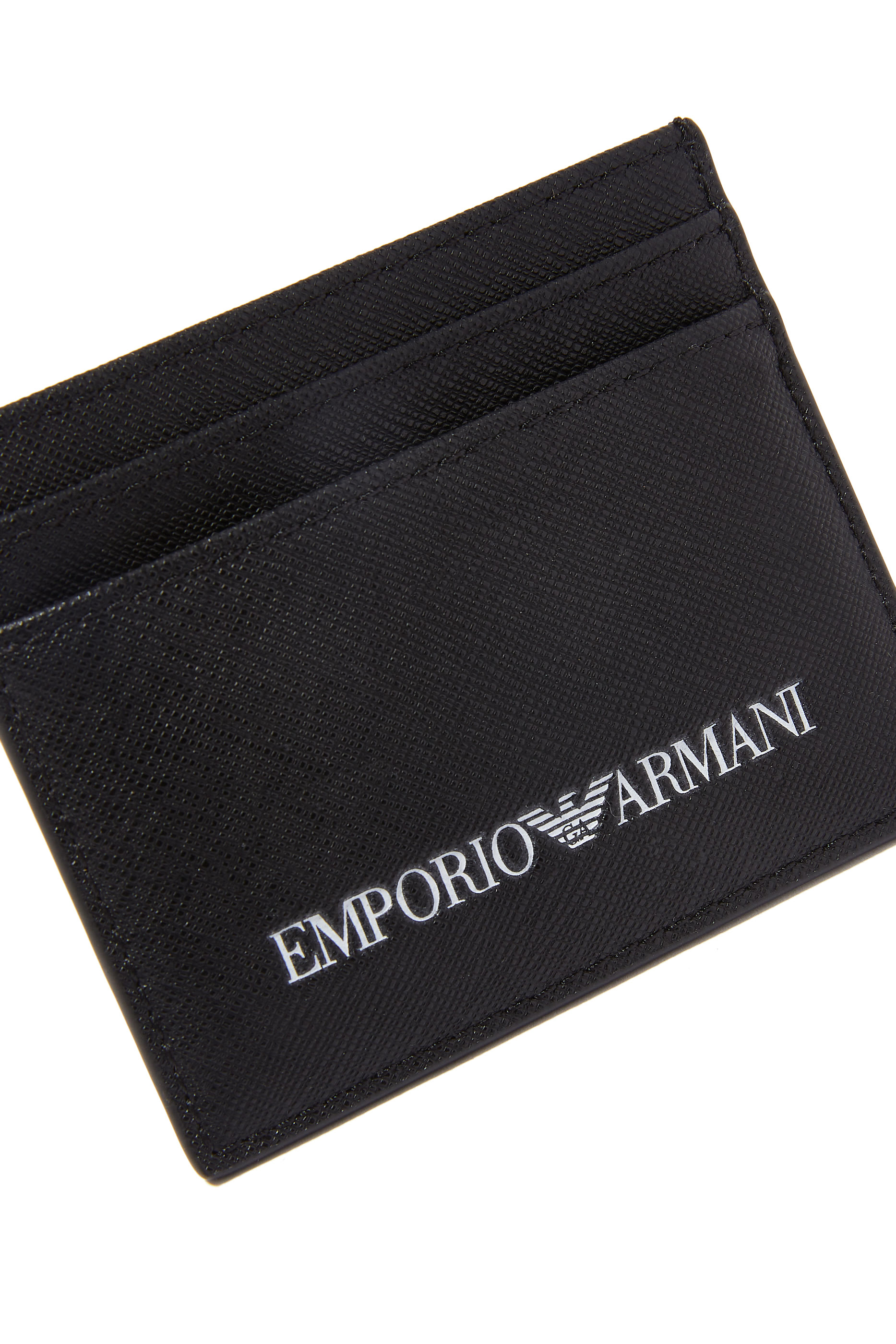 حافظة بطاقات مزينة بشعار الماركة