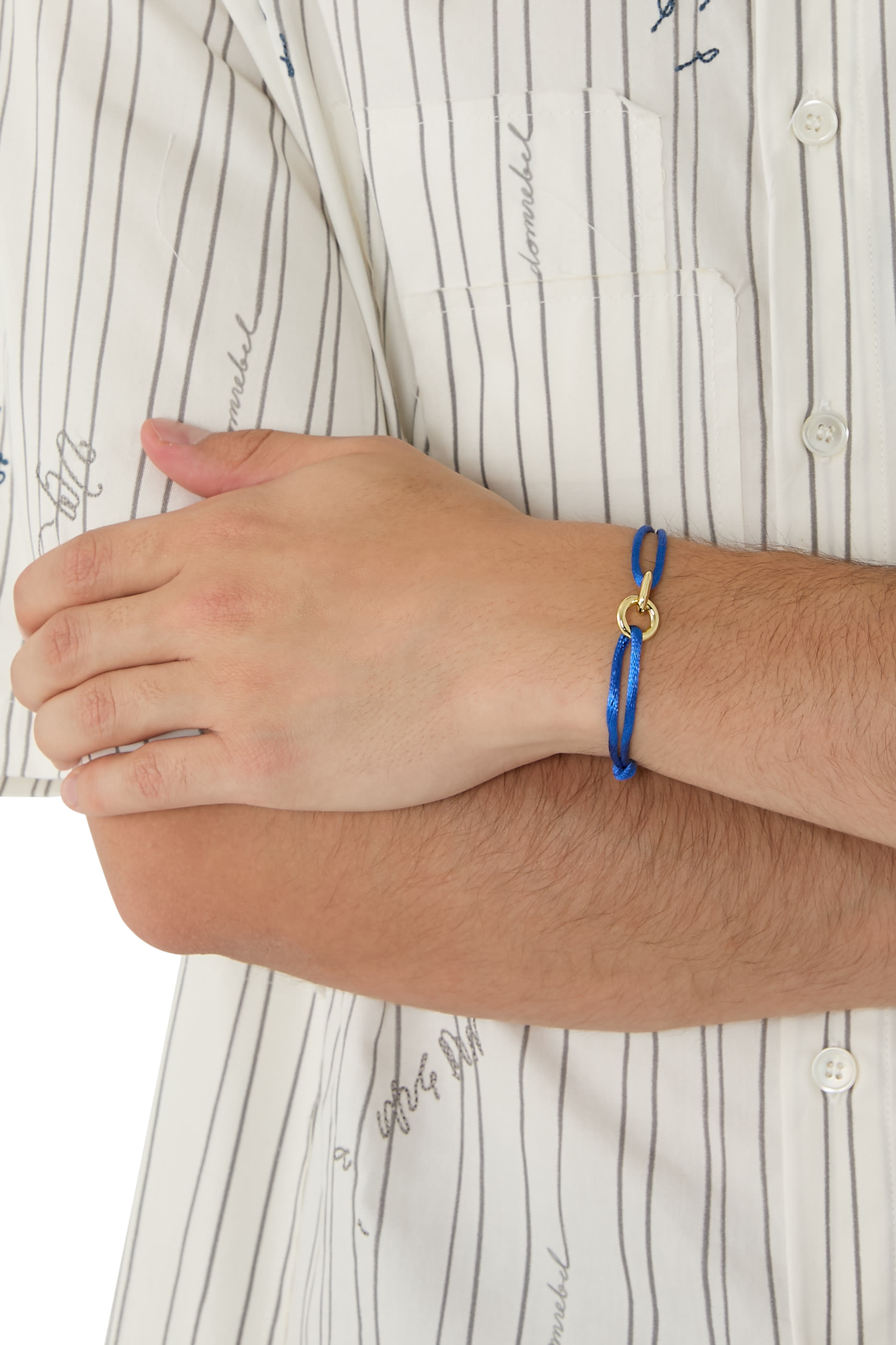 سوار إيليمنت بحلي بلون ذهبي