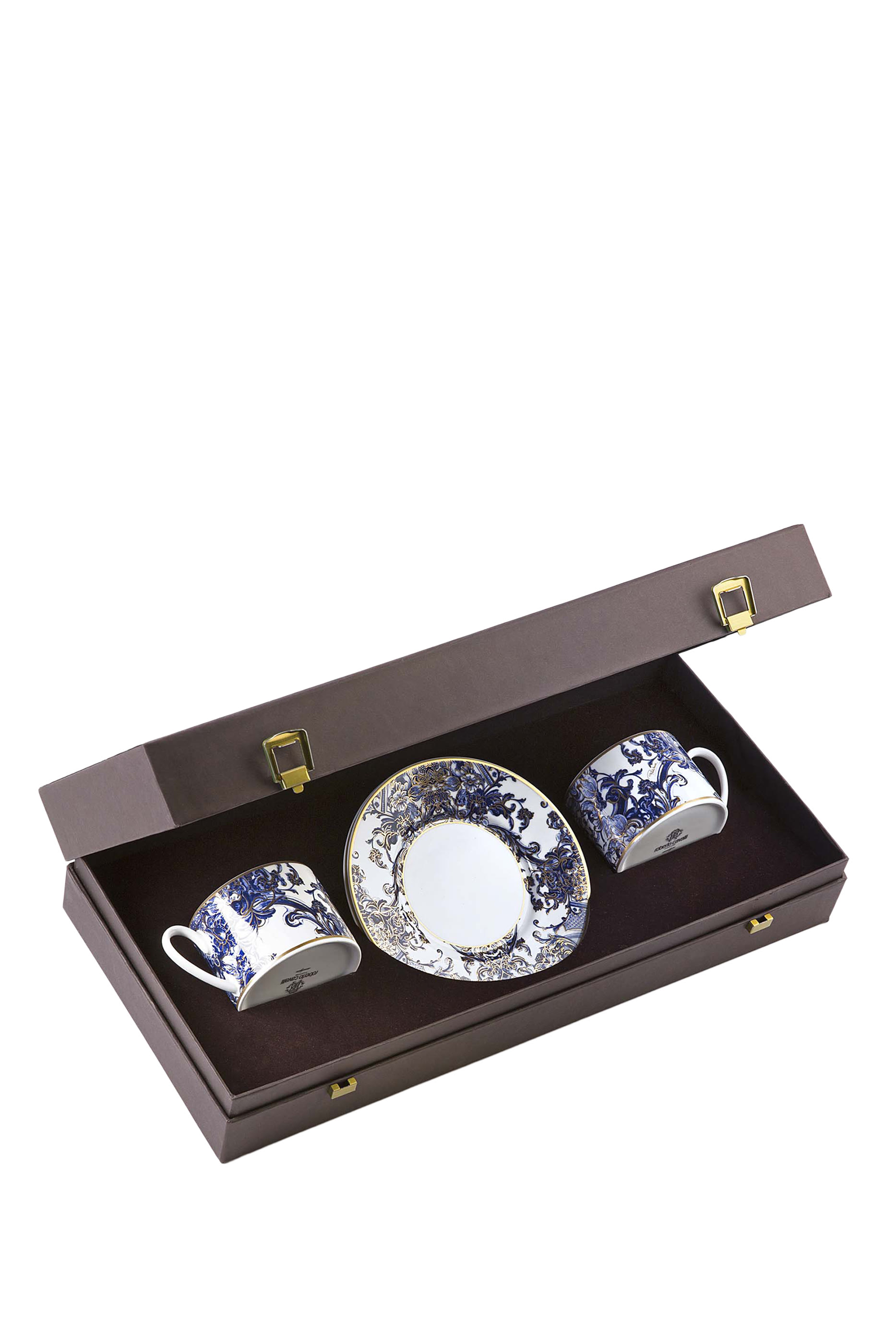 مجموعة أطباق وفناجين شاي أزوليجوس، قطعتين
