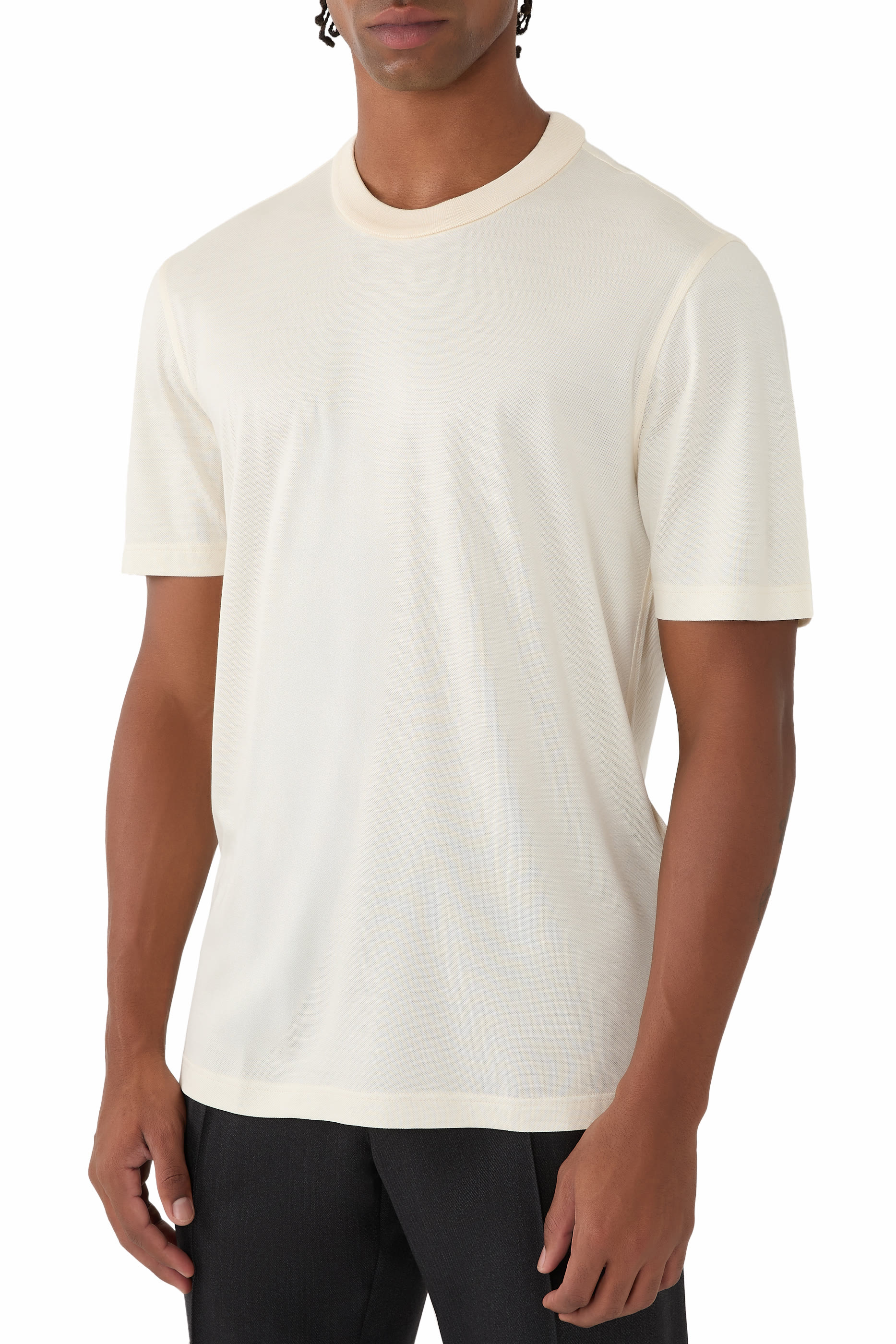 تيشيرت كشمير وحرير