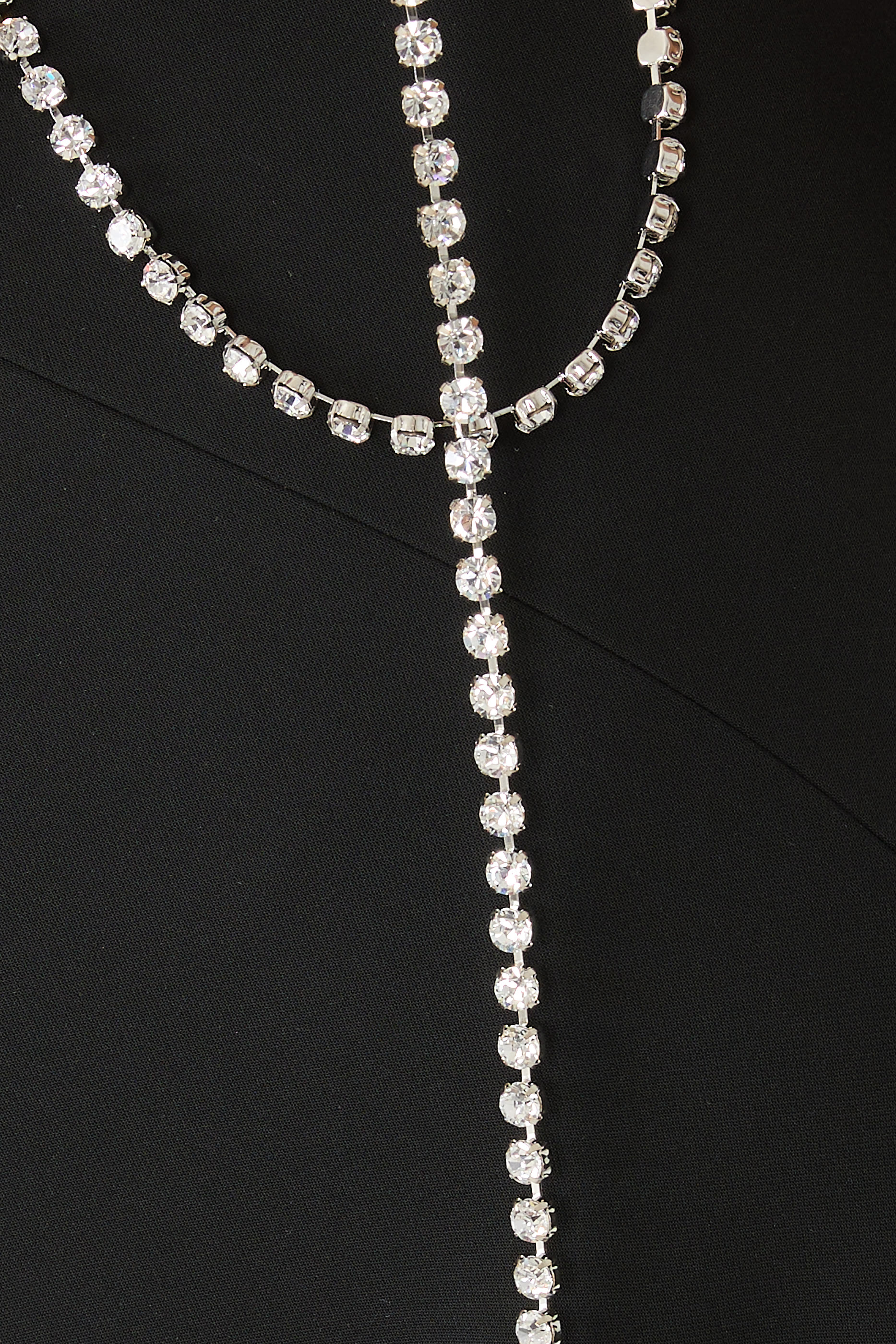 فستان مطرز كريب مطاطي