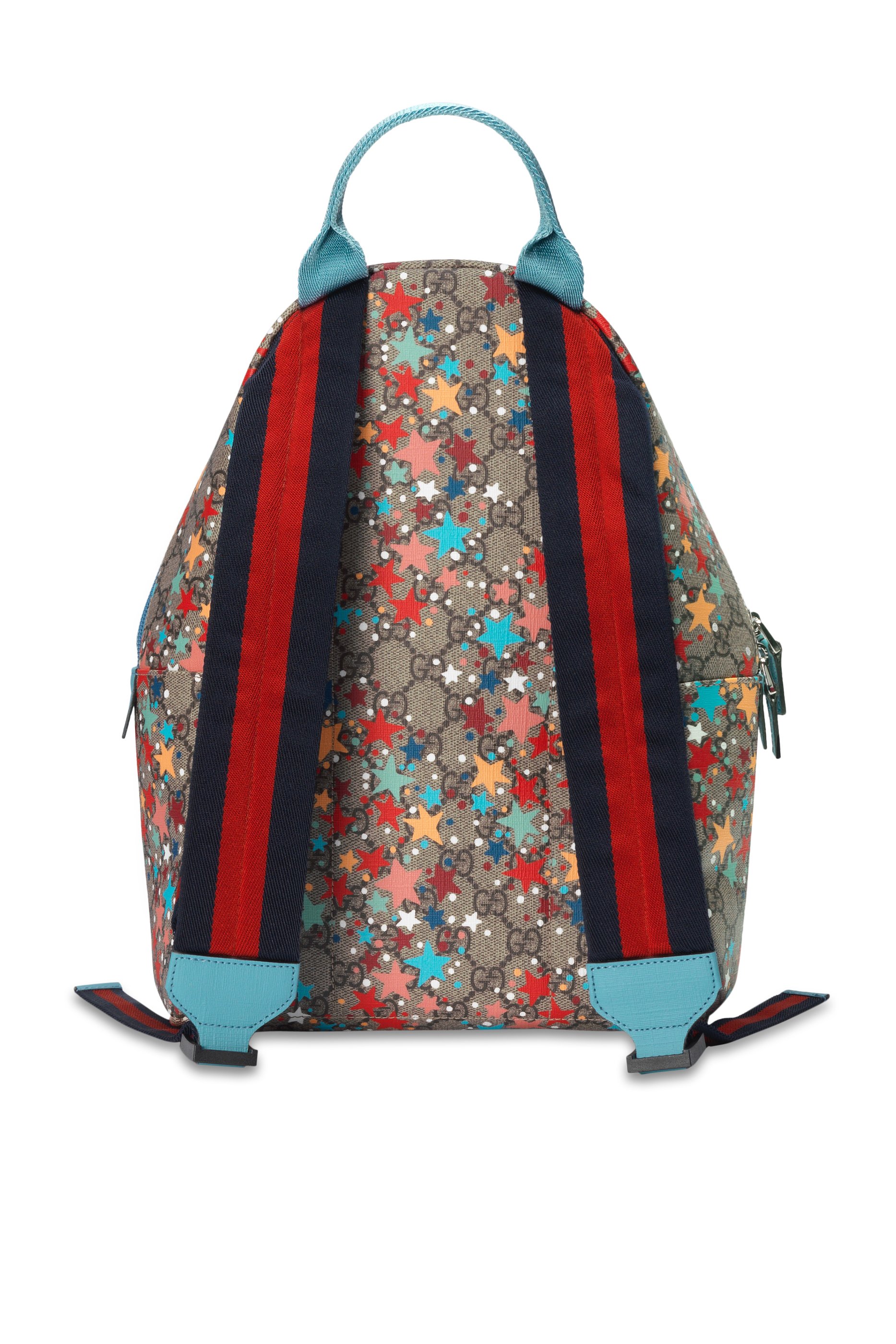 حقيبة ظهر بنقشة نجوم وشعار GG