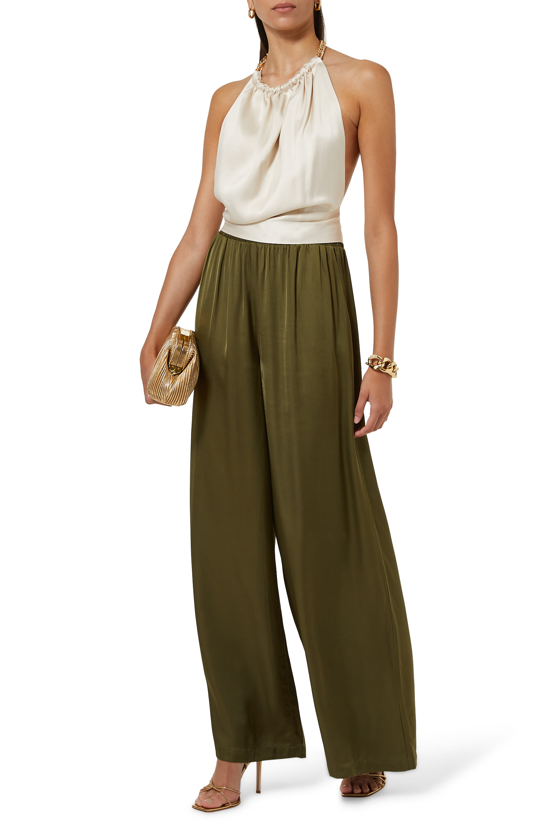 بلوزة باور برباط تضييق