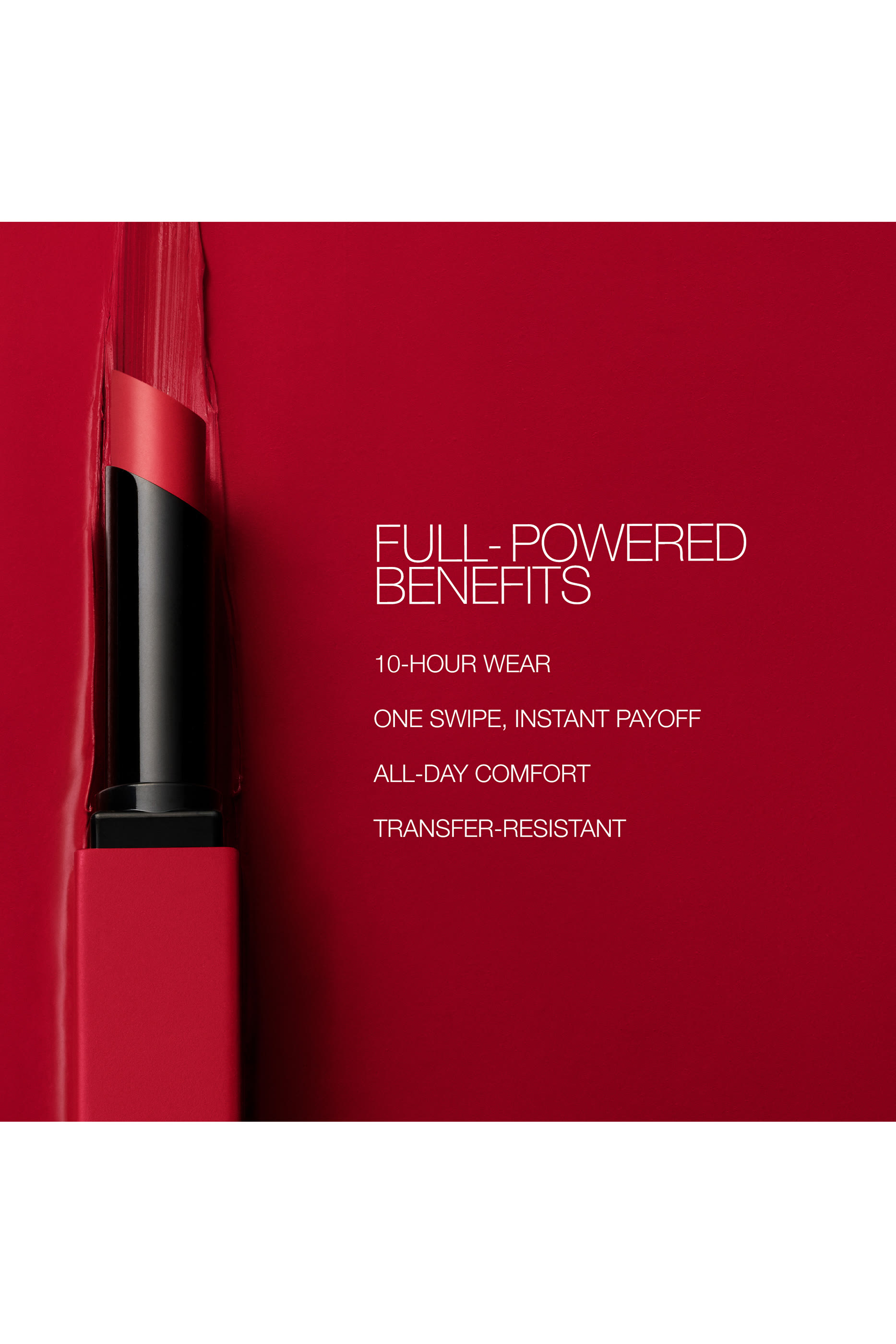 أحمر شفاه باورمات غير لامع بلون مركز