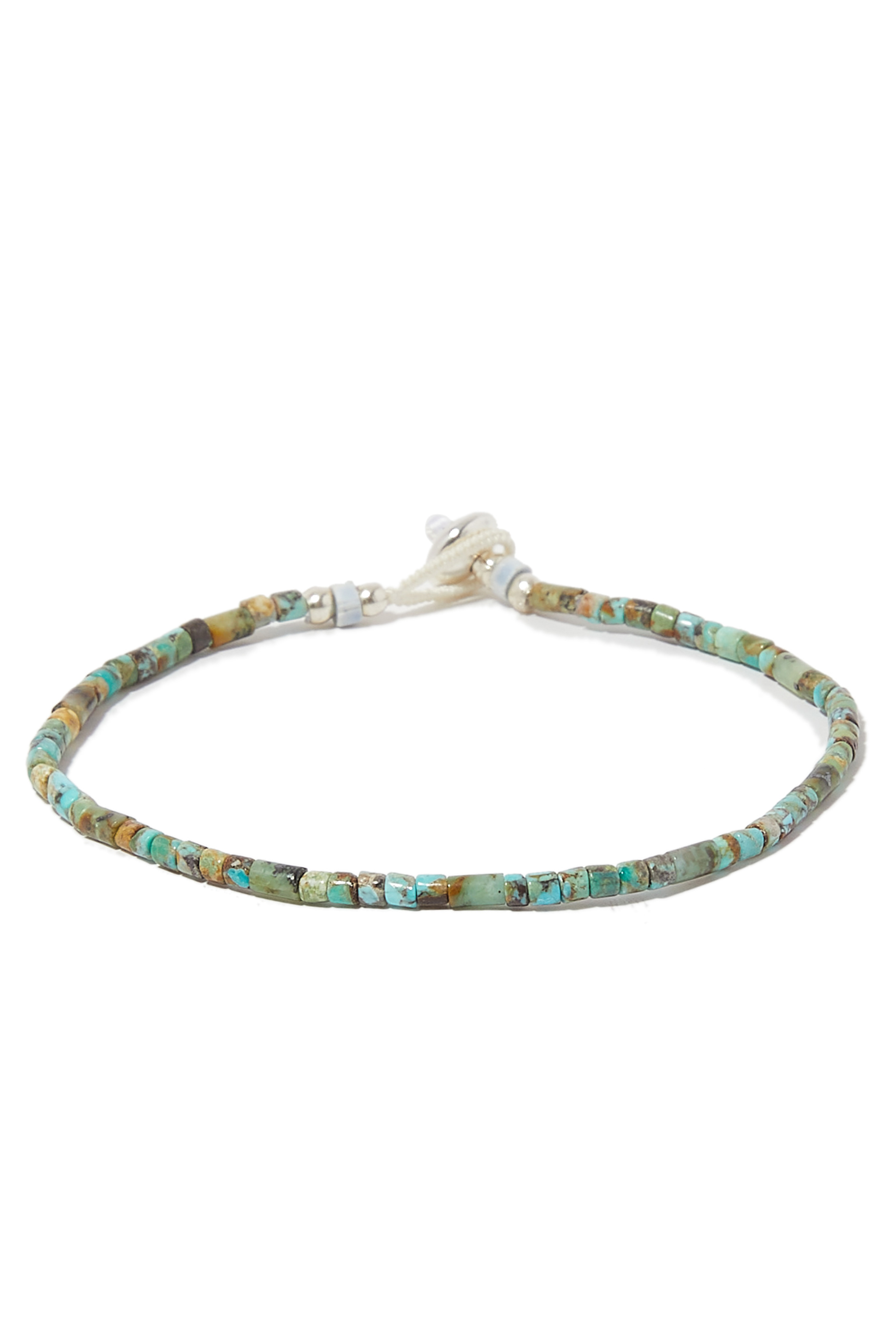 سوار بتصميم مزدوج ملفوف وخرز