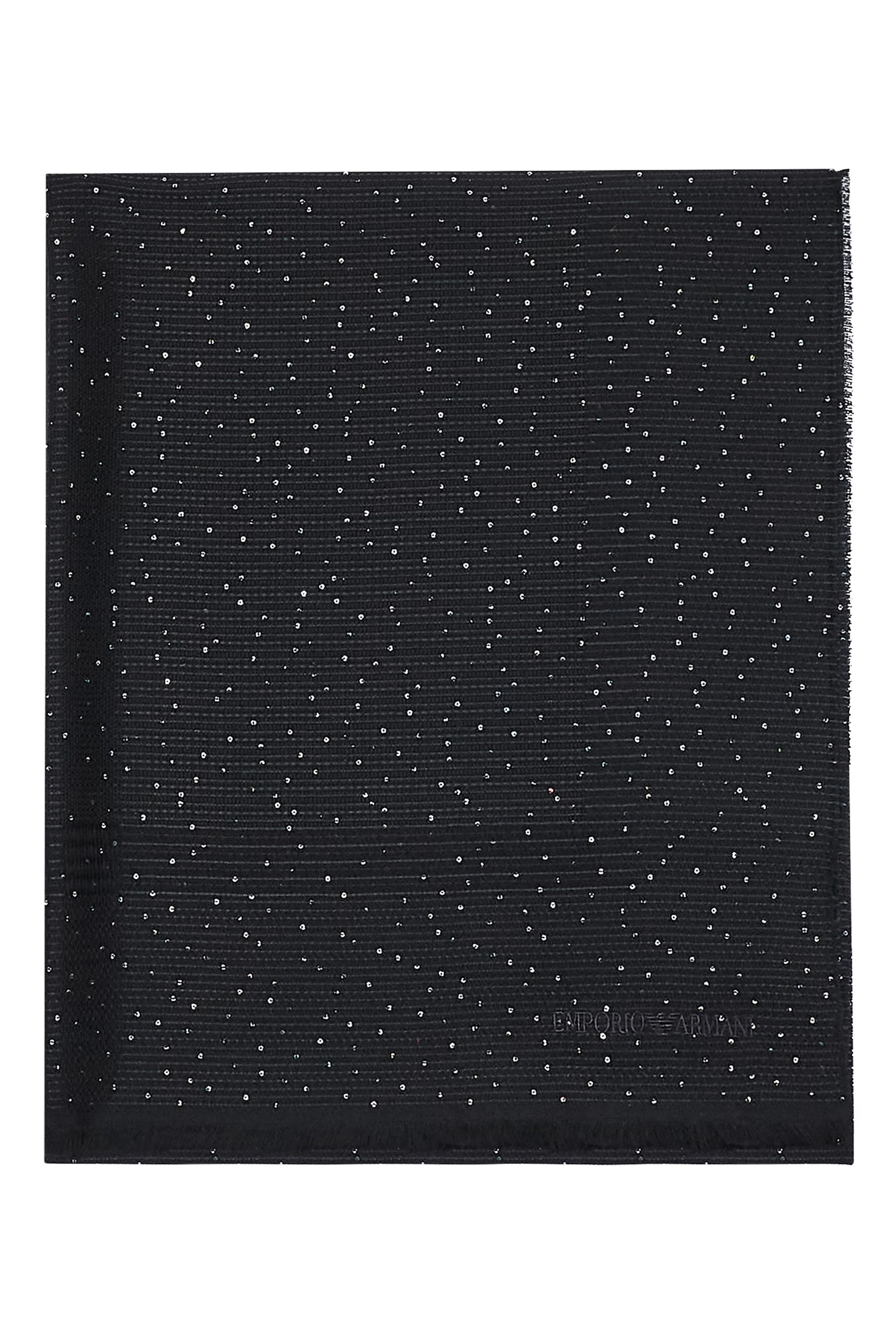 شال بشعار الماركة مزين بترتر