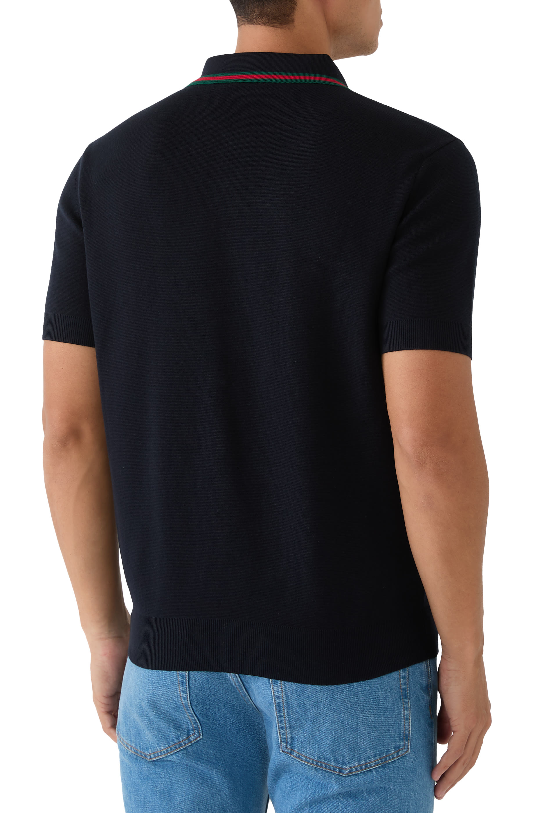 قميص بولو قطن وحرير