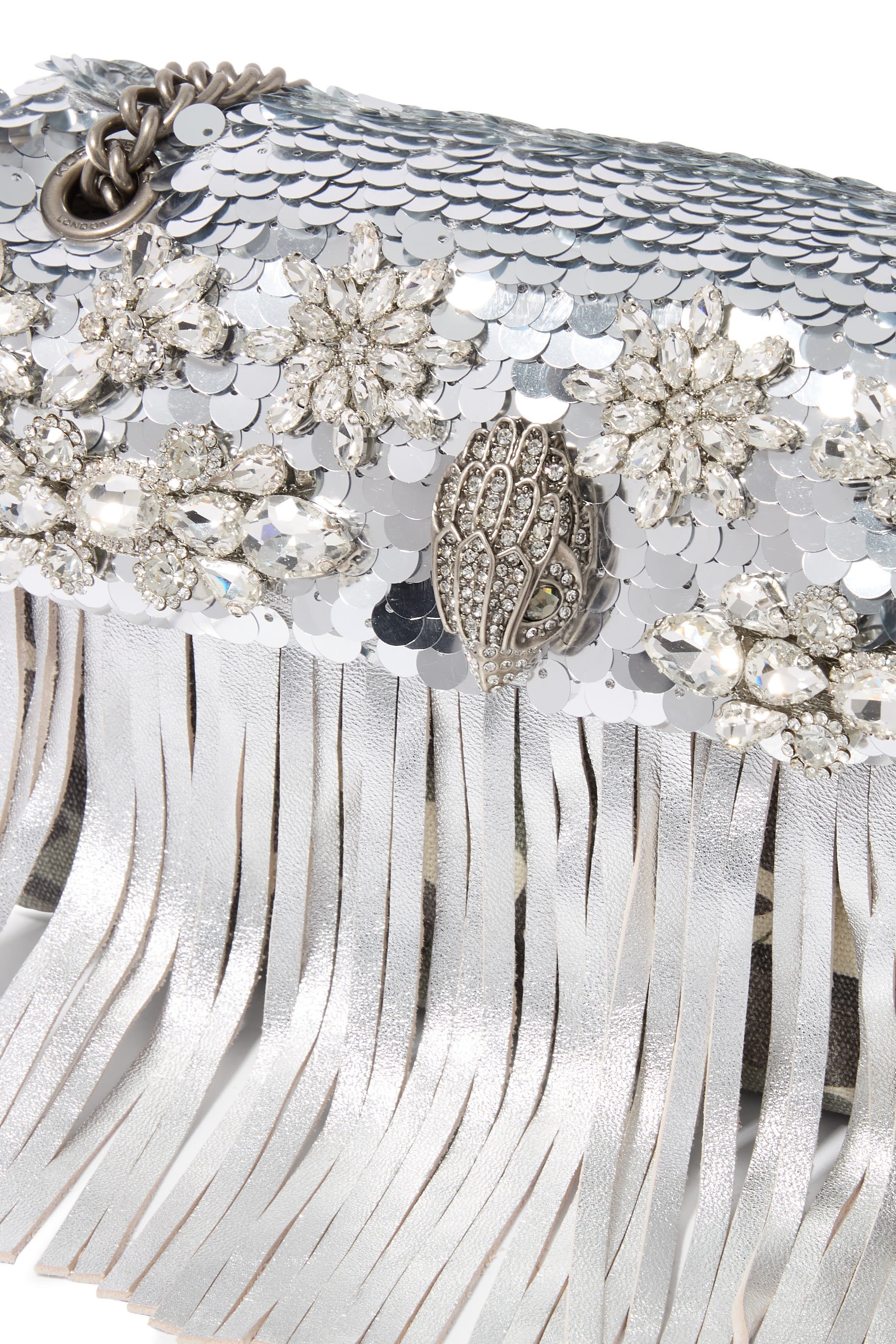 حقيبة كنسينغتون متوسطة بشرابات