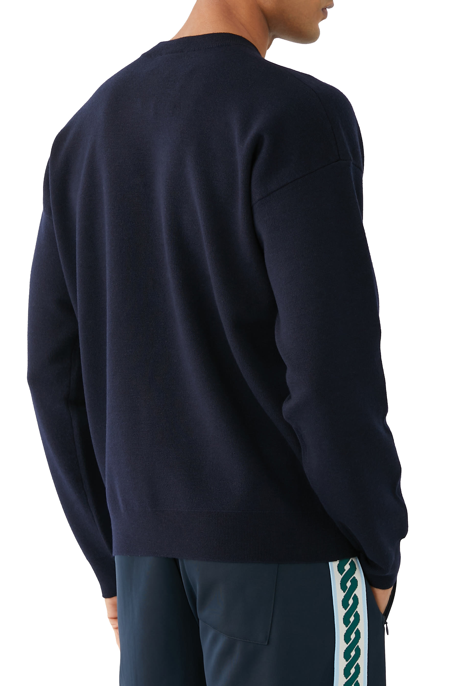 سويت شيرت لا ماي بعبارة نصية