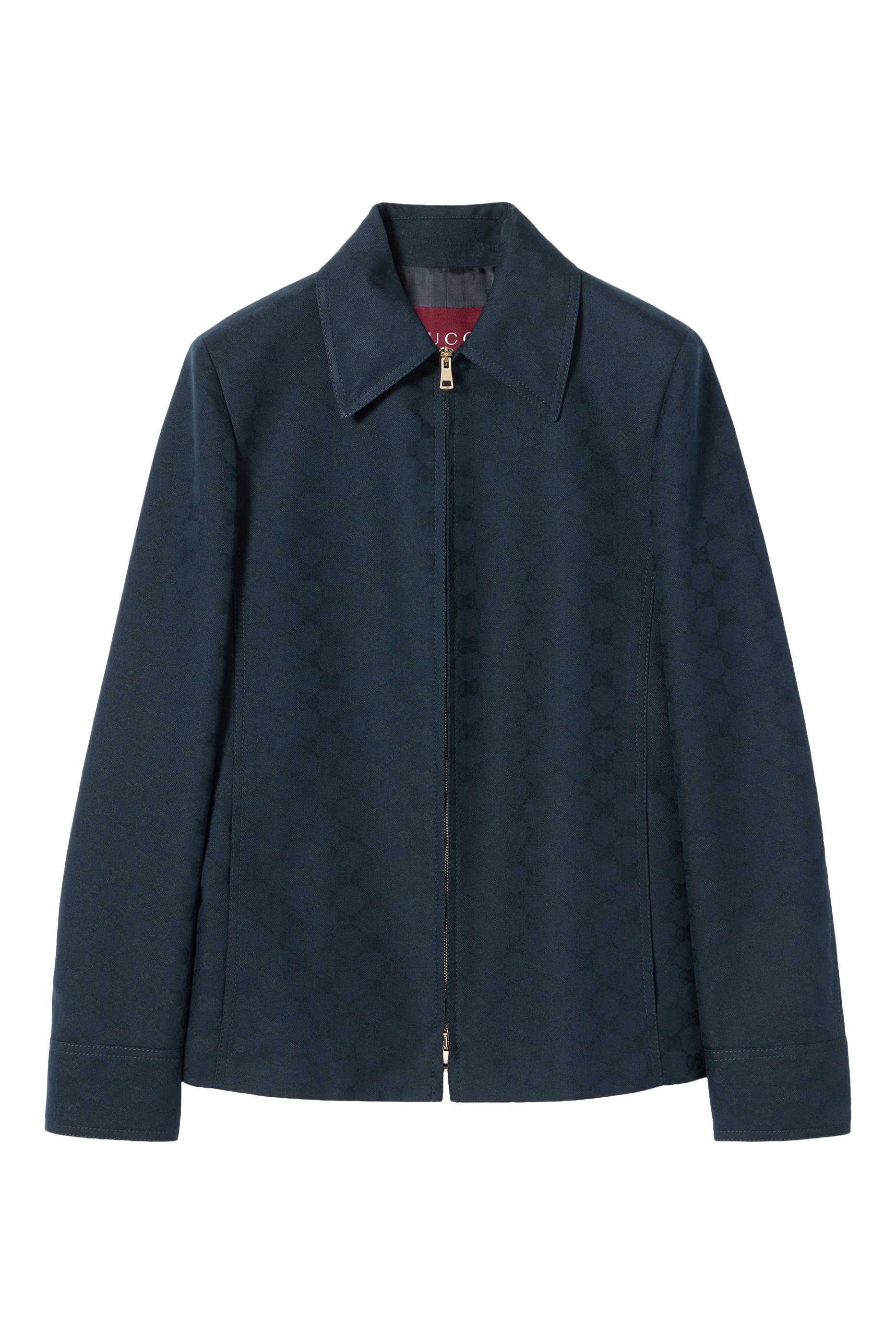 GG Cotton Gabardine Zip Jacket