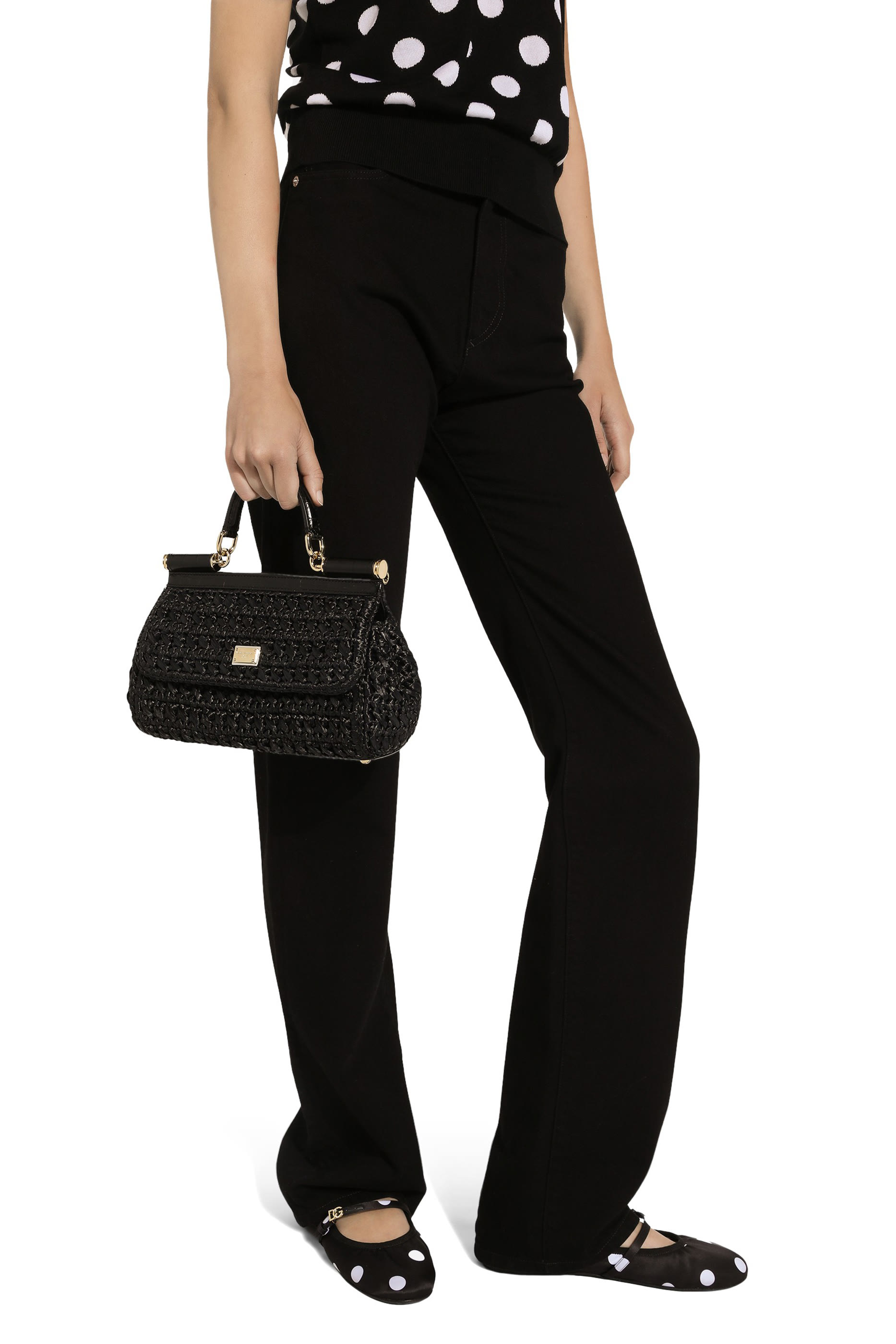 حقيبة سيسيلي بتصميم طويل ويد علوية