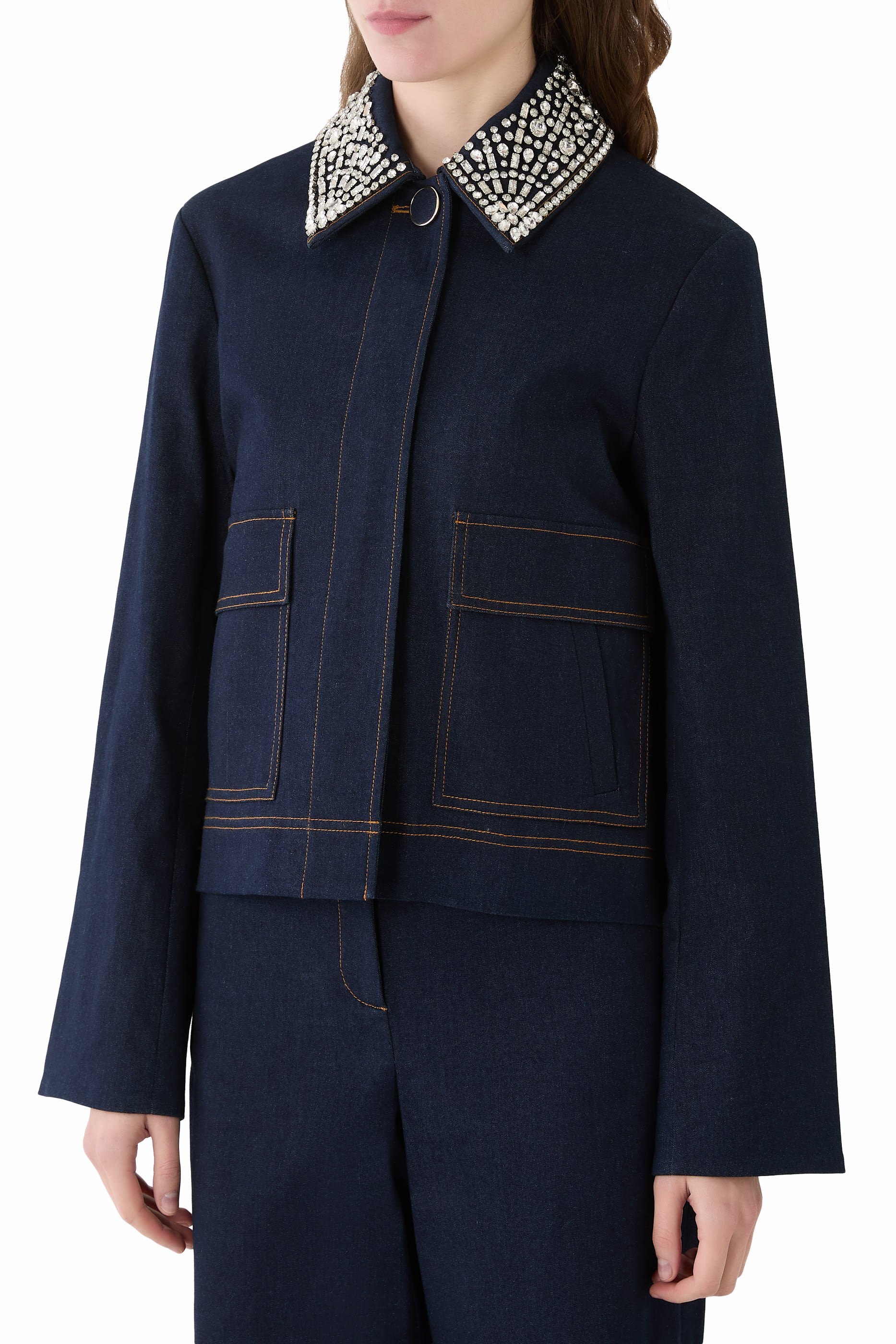 جاكيت بارينغتون دنيم