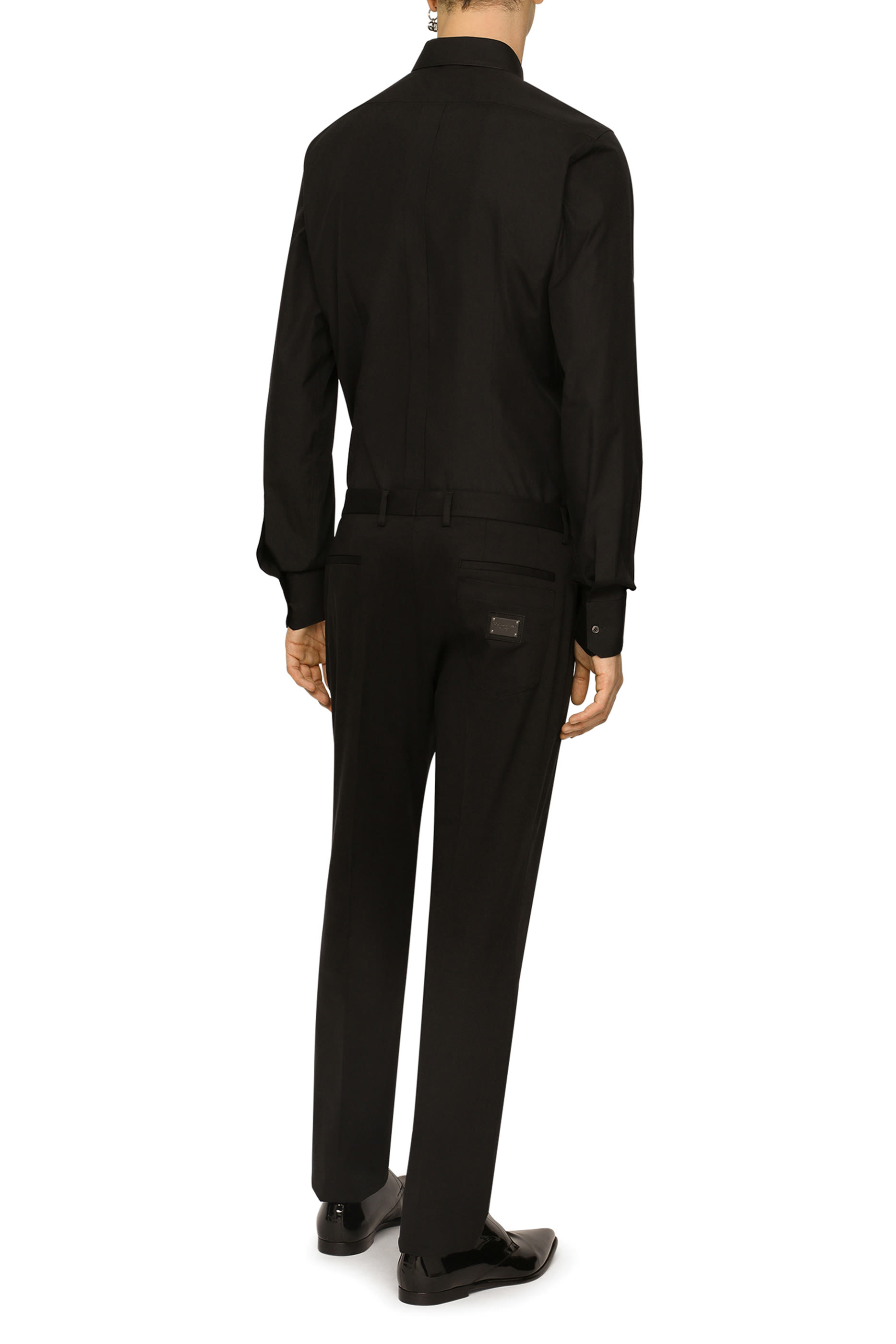 بنطال قطن مطاطي بشعار الماركة