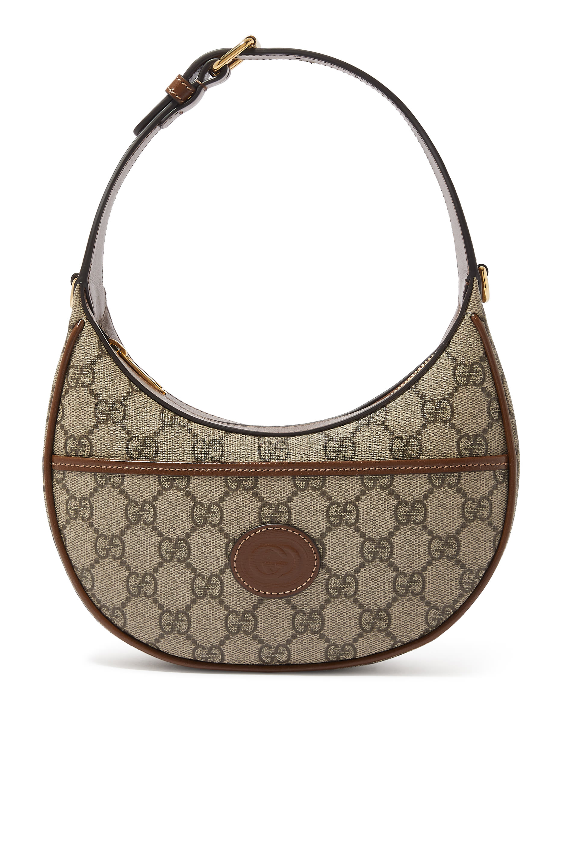 Half-Moon GG Supreme Canvas Mini Bag