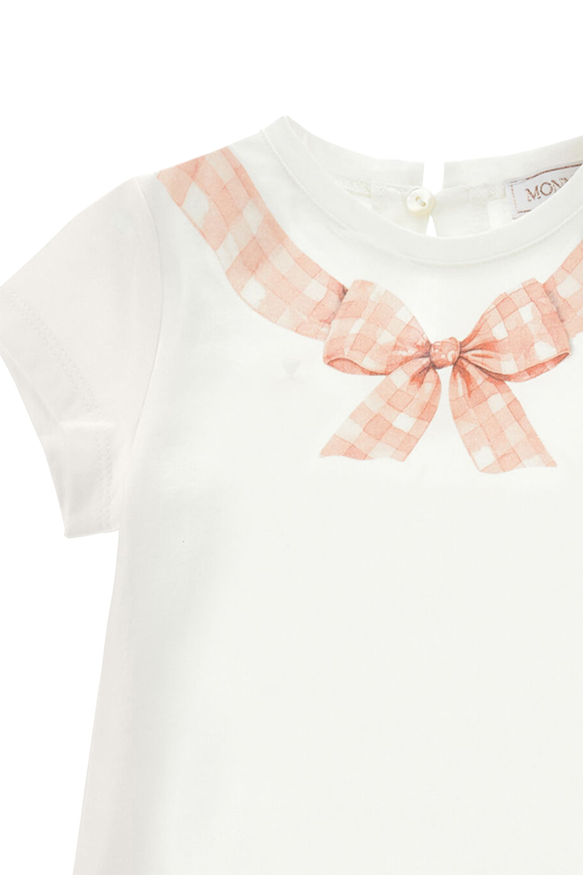 تيشبرت بنقشة فيونكة جيرسيه للأطفال