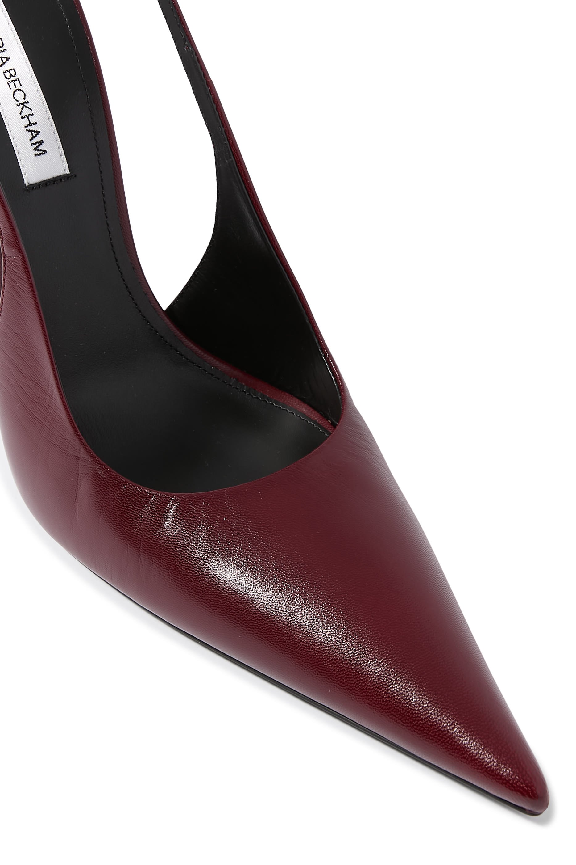 حذاء فيكتوريا بكعب رفيع 100 وسير خلفي