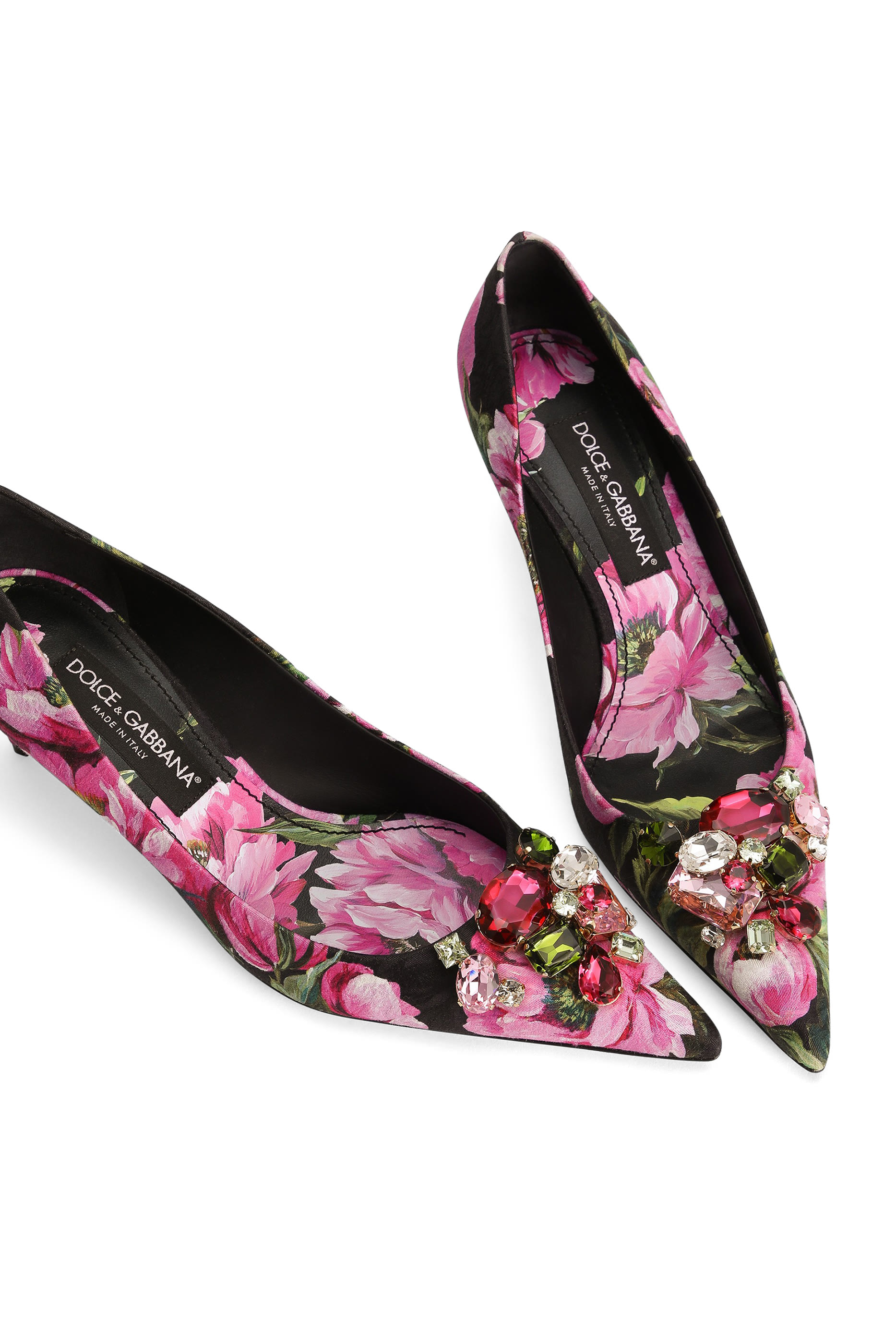  Printed Brocade 60 Pumps 