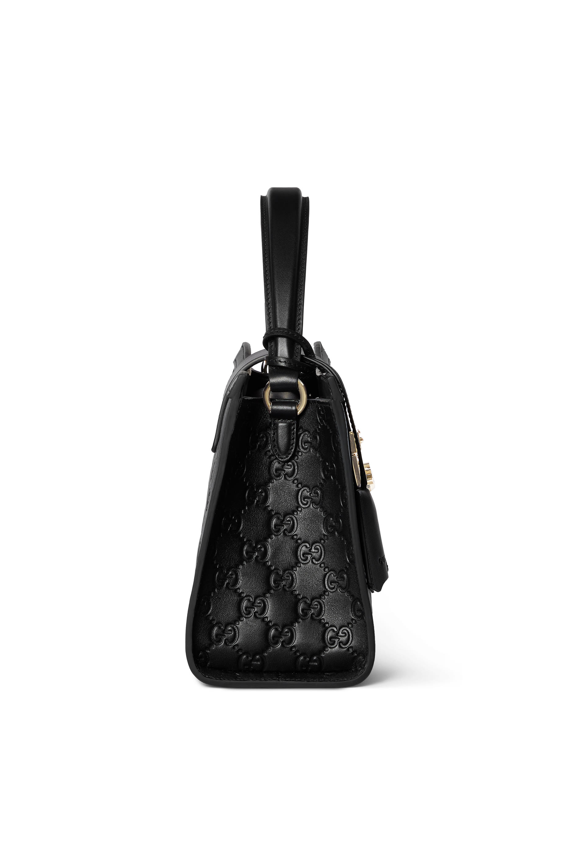 حقيبة متوسطة بيد علوية وقفل