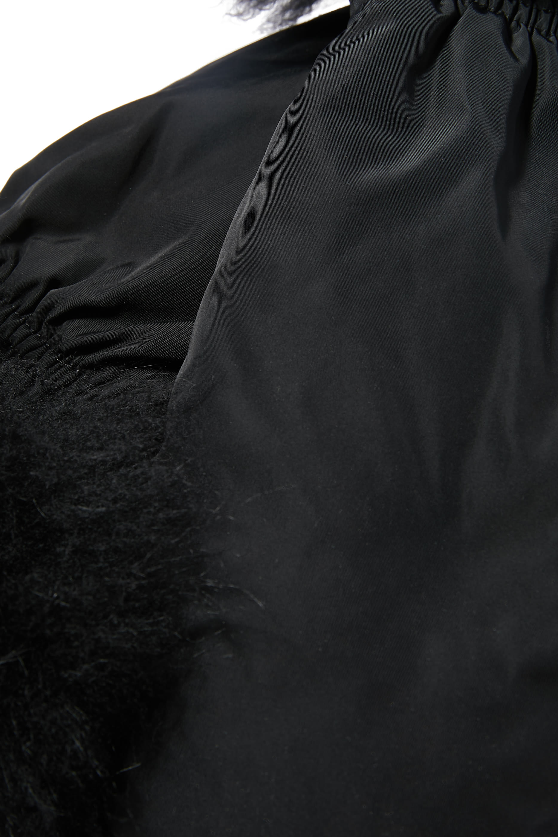 قفازات فلانيل بحافة فرو ثعلب