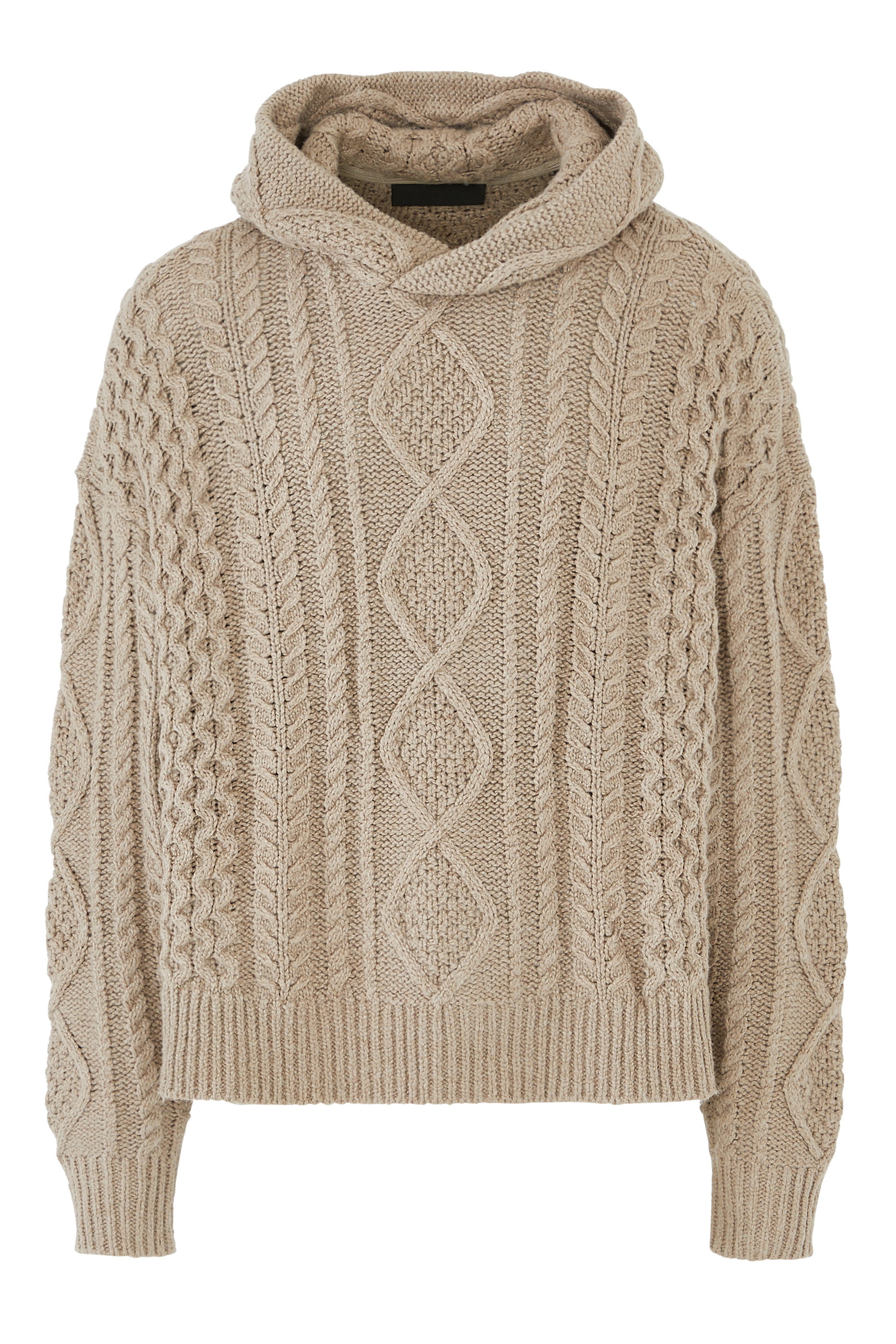 هودي منسوج بغرزة االضفيرة