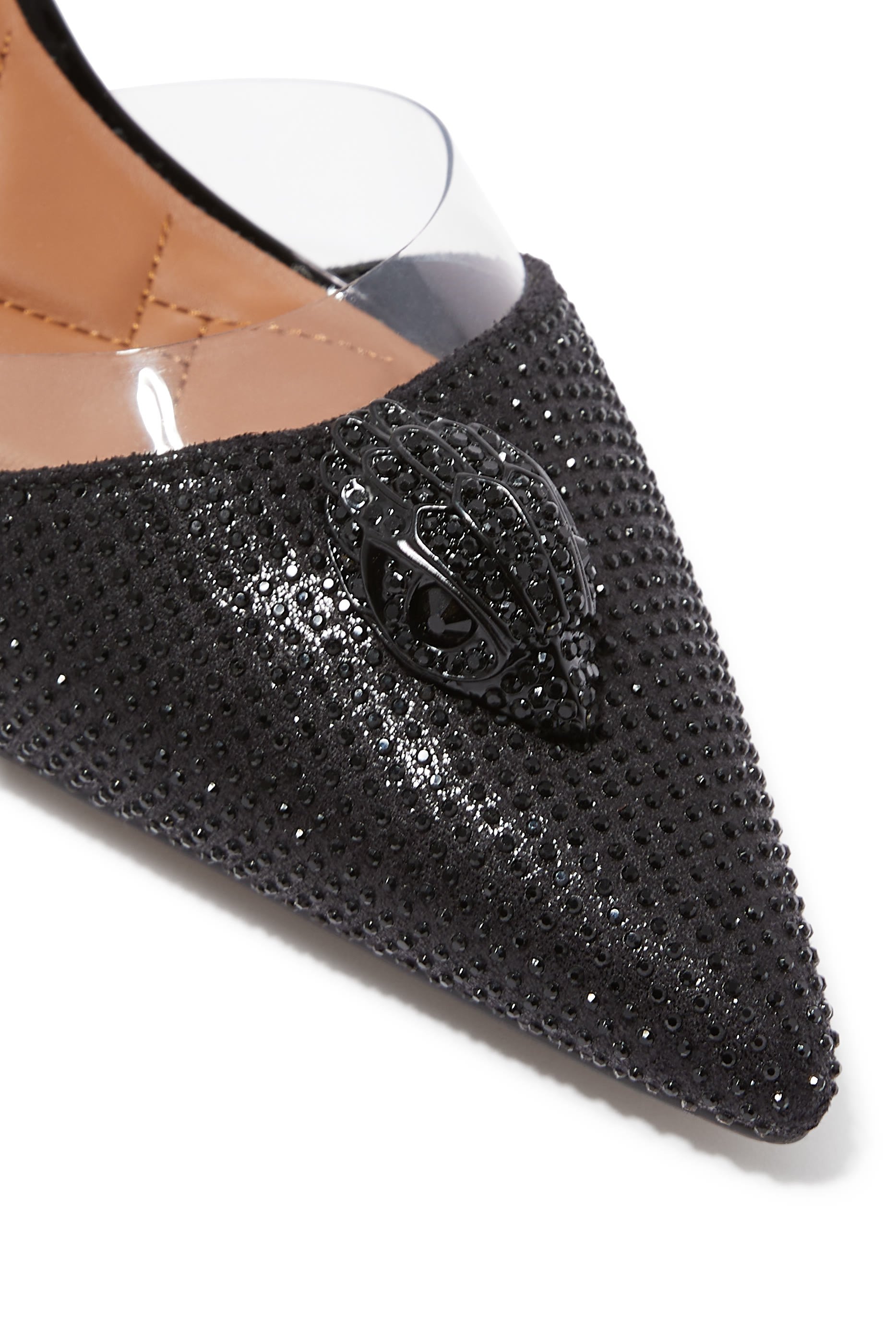 حذاء بلغرافيا فينيل 64 بكعب وسير خلفي