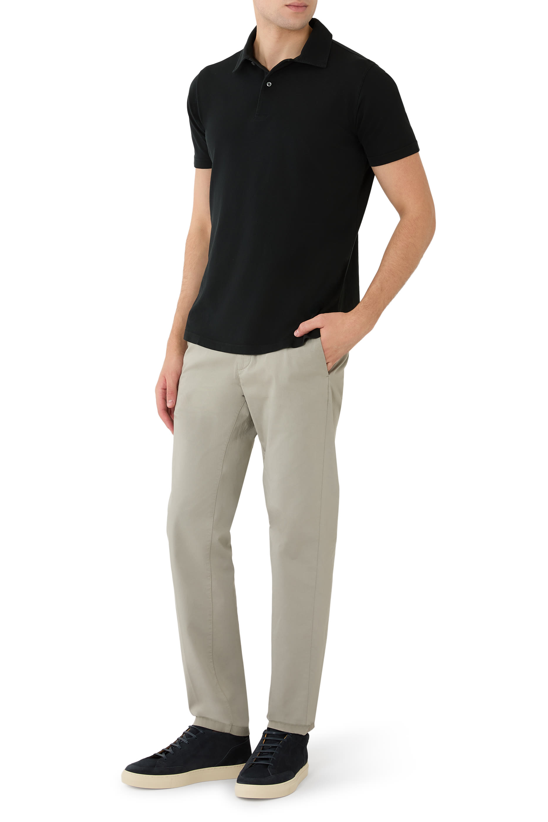 قميص بولو بيكيه كلاسيكي قطن