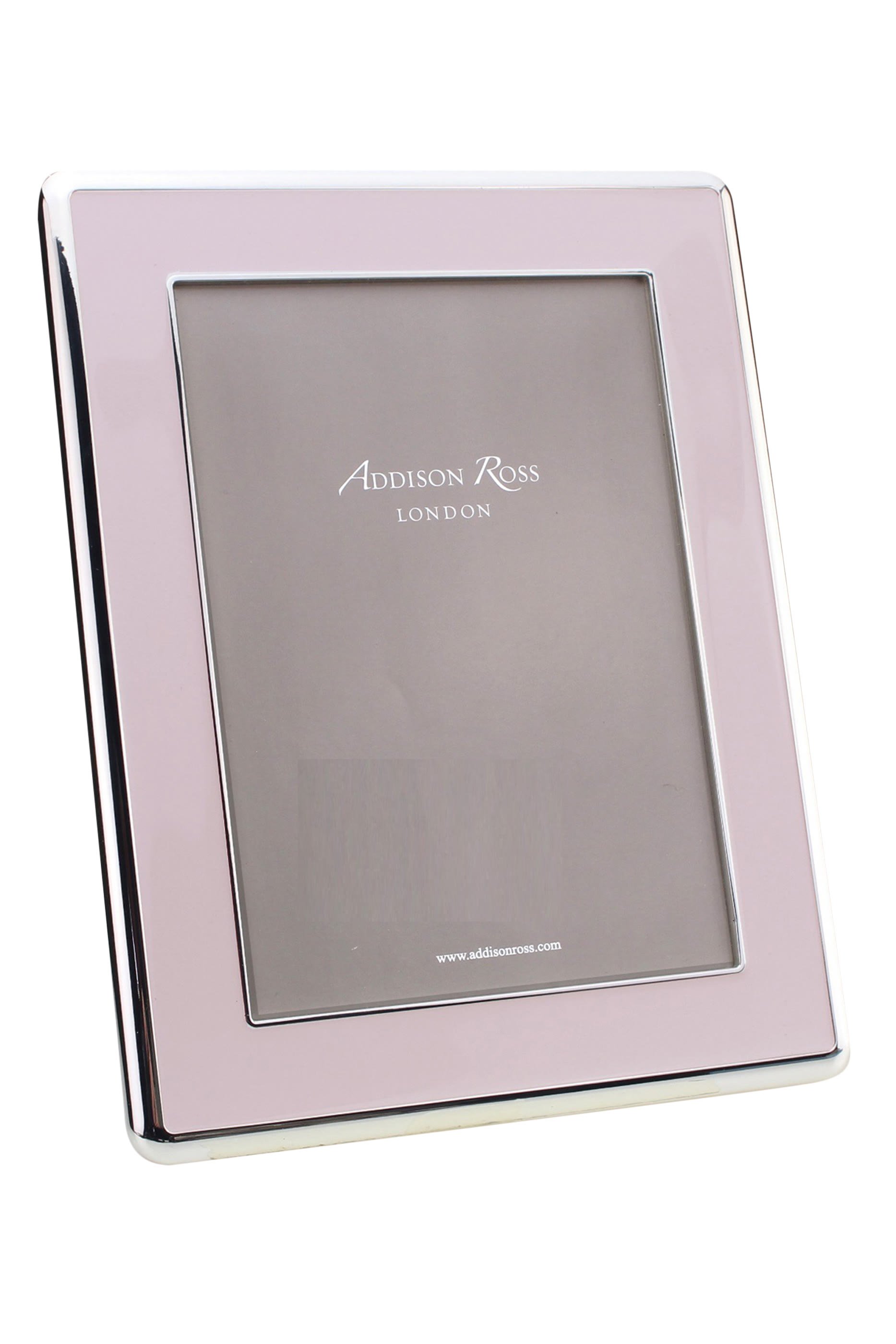 إطار صور مينا بطلاء فضي وتفاصيل مقوسة 5x7