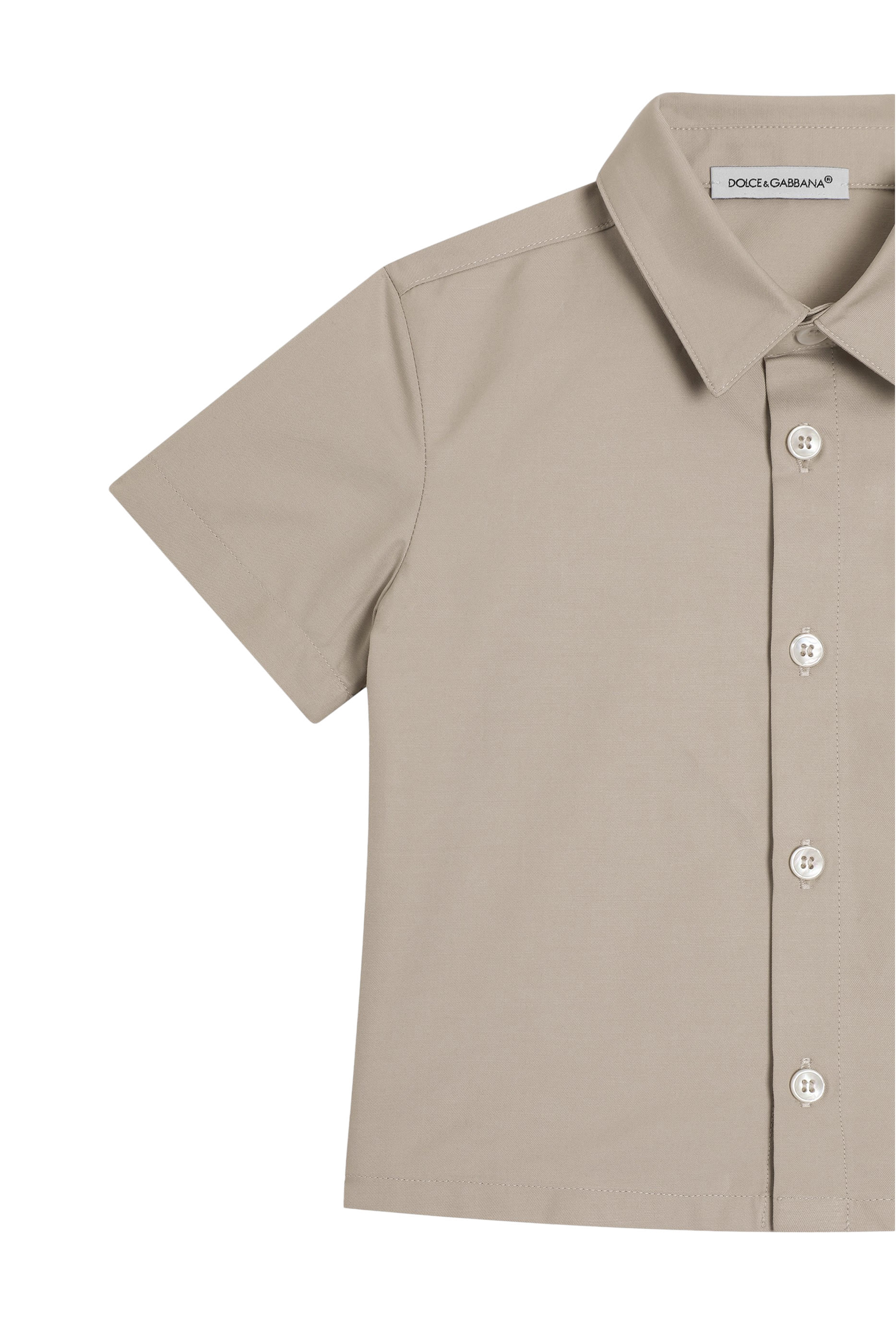 قميص بحرفي شعار الماركة للأطفال