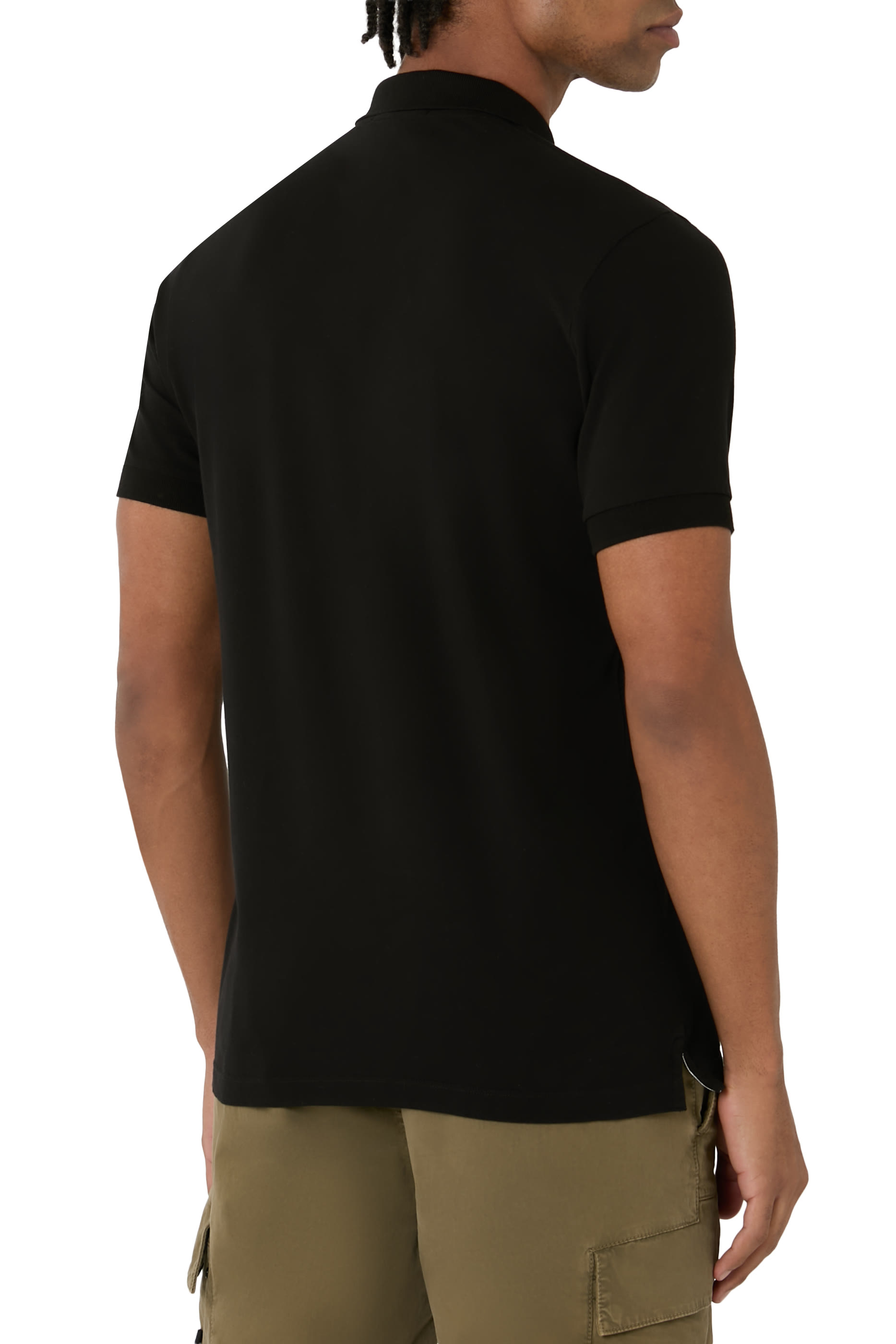 قميص بولو برقعة البوصلة