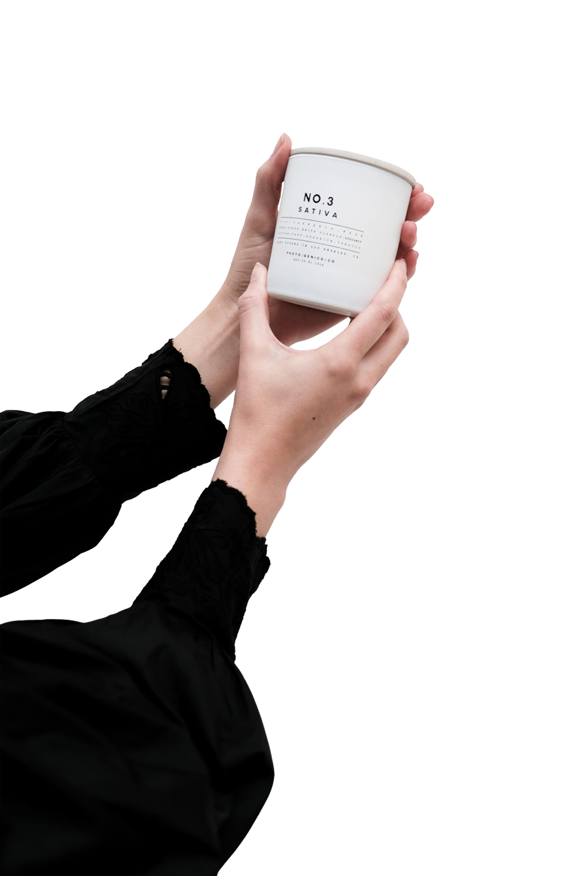 شمعة ستافيا زجاجية No. 3