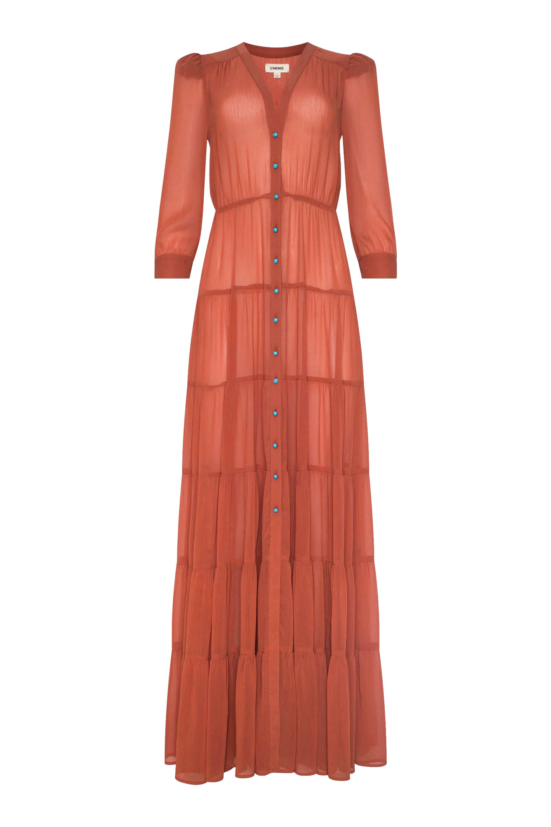 فستان سيرافينا طويل بتصميم متدرج