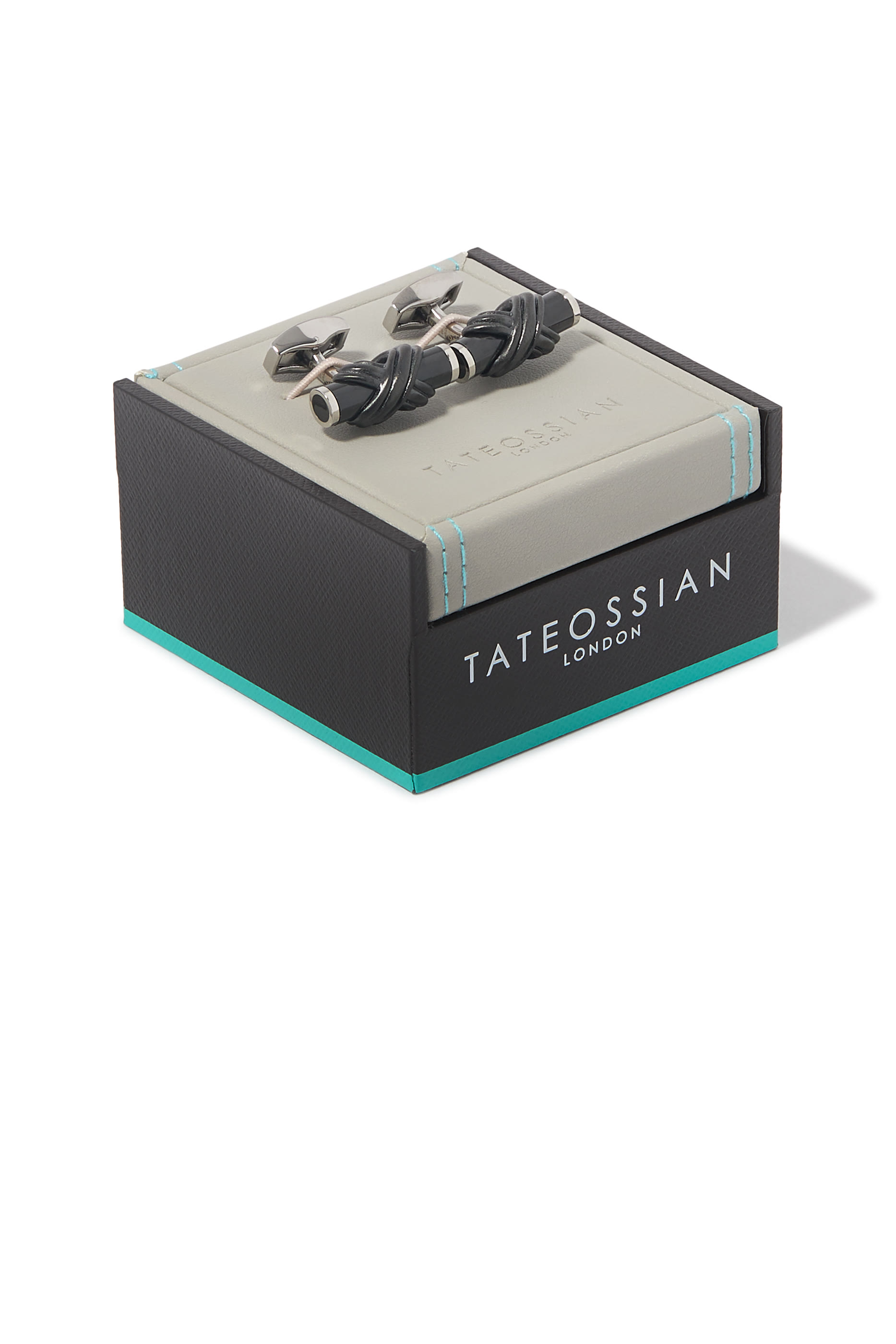 أزرار أكمام تاليسمان كربون إنفينيتي، معدن أساسي مطلي بالبلاديوم وألياف كربونية