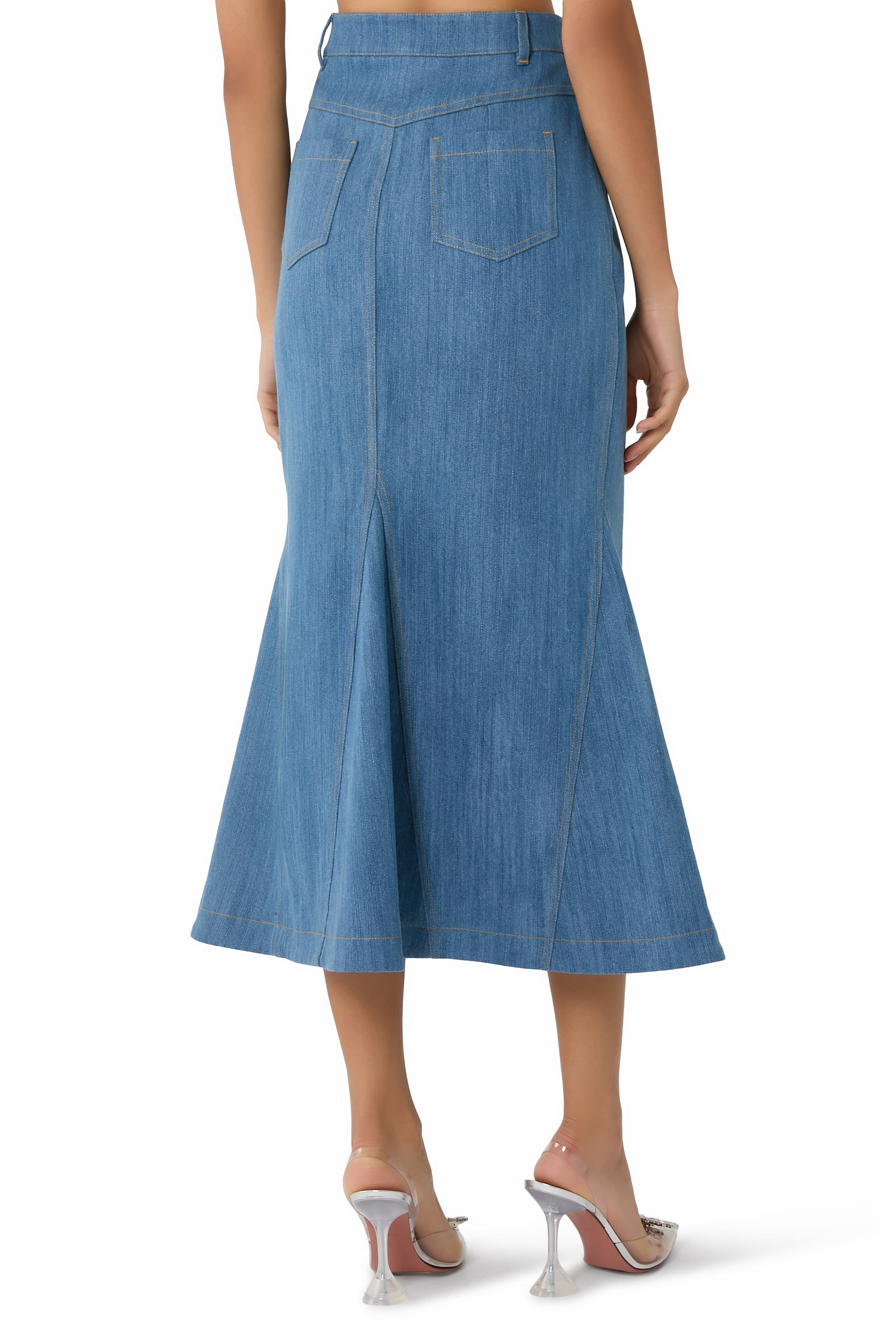 تنورة ميغان دنيم