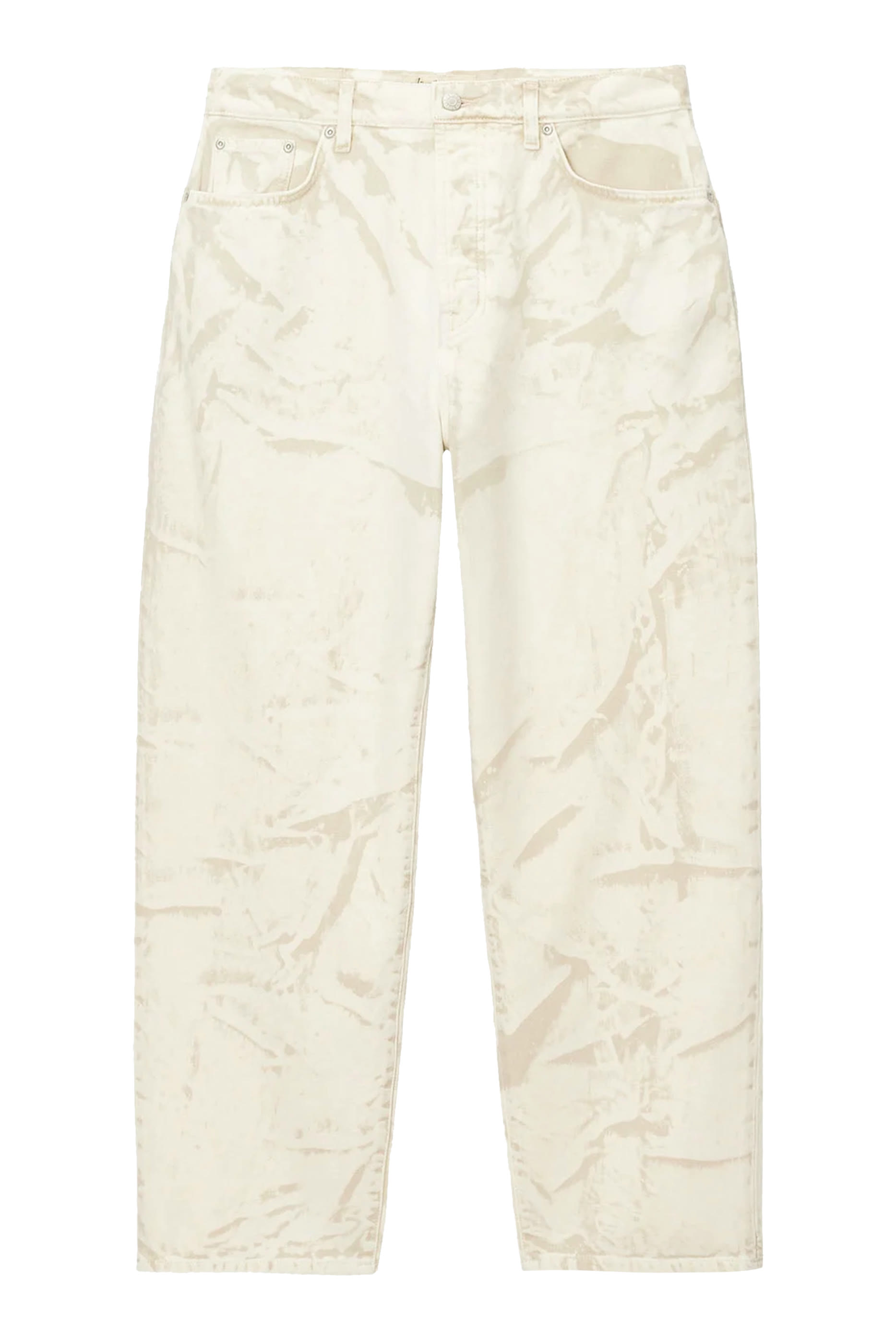 بنطال جينز بيج اول بتفاصيل ممزقة