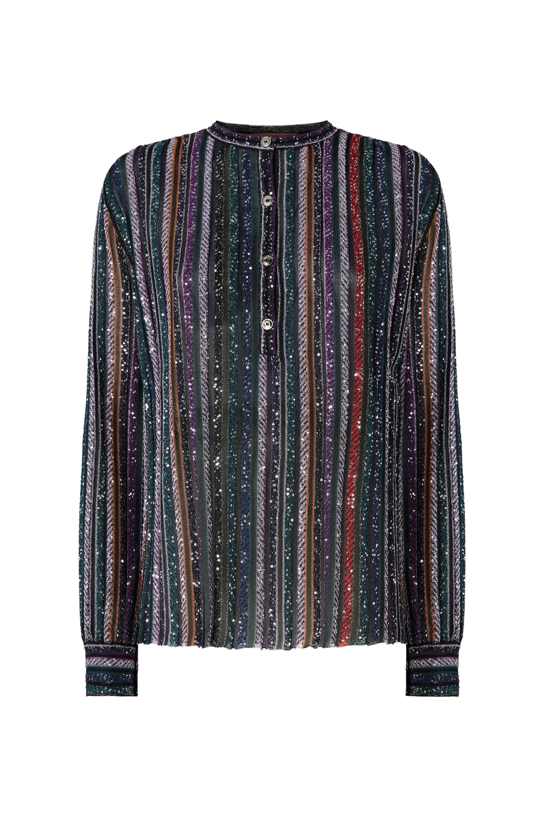 بلوزة هينلي بياقة صينية