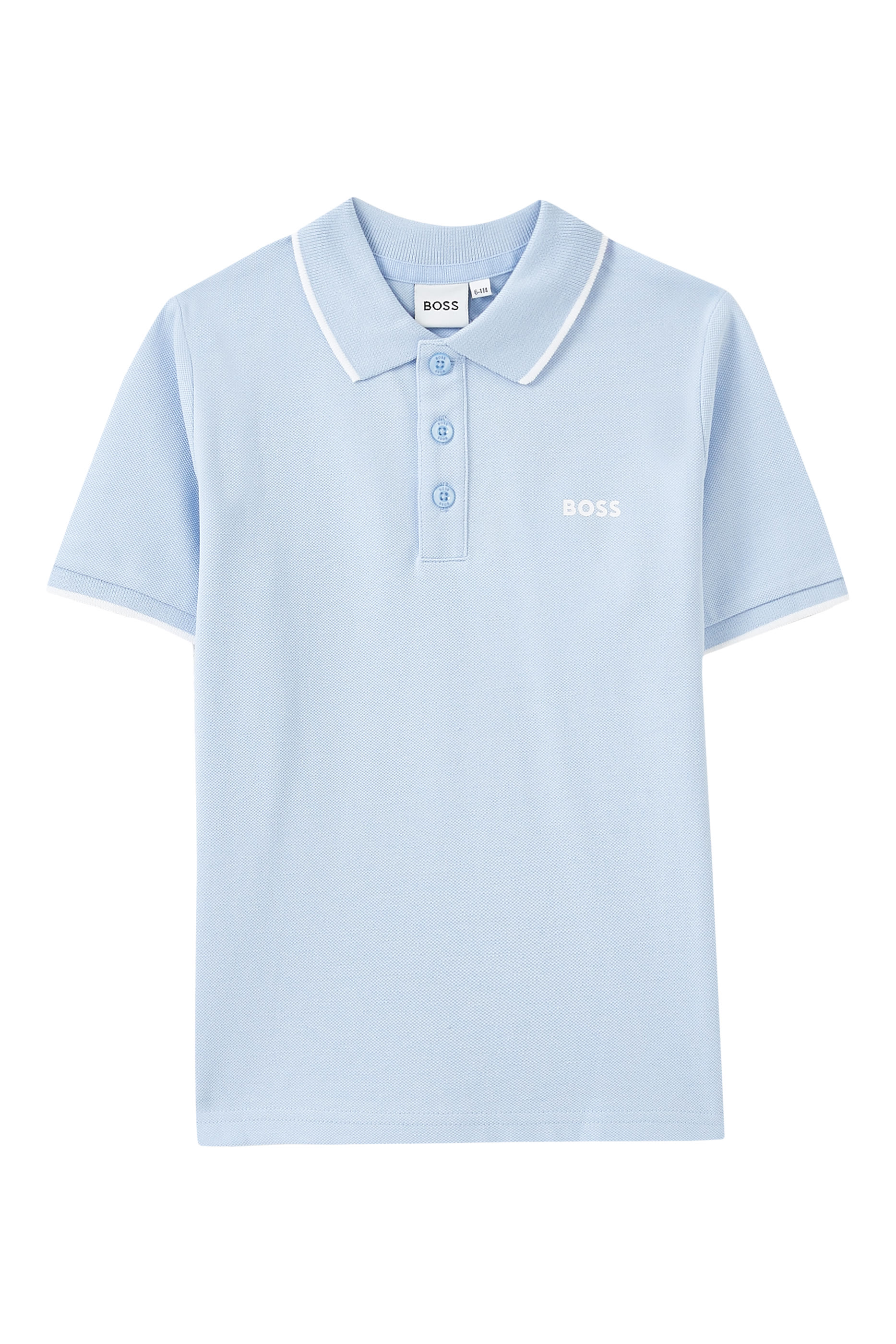 قميص بولو بشعار الماركة للأطفال