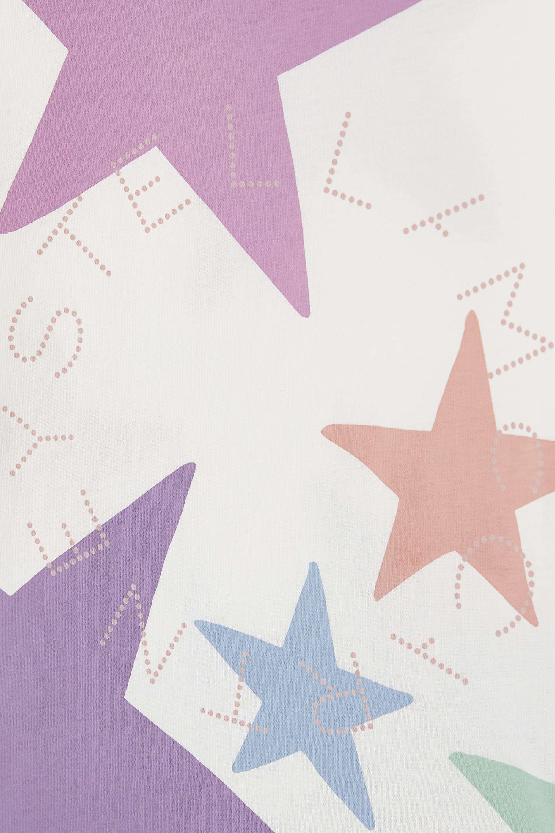 تيشيرت للأطفال بطبعات نجمة وشعار الماركة