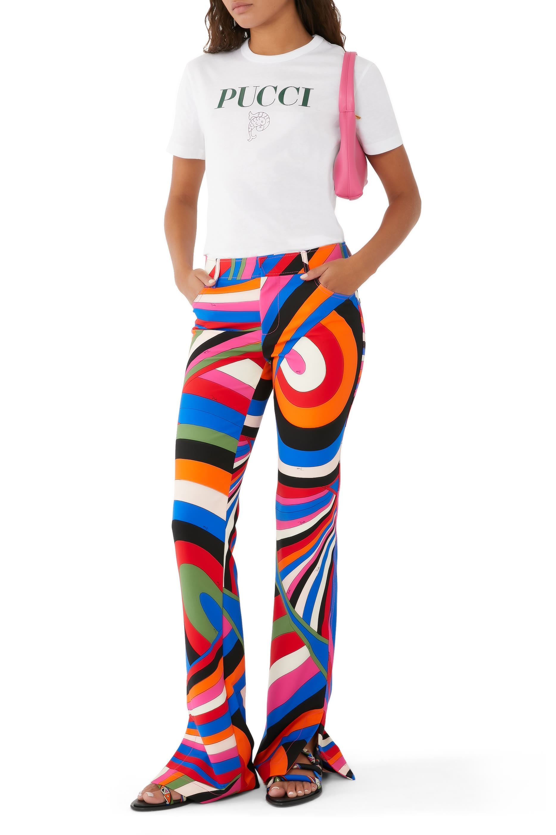 تيشيرت قطن بشعار الماركة