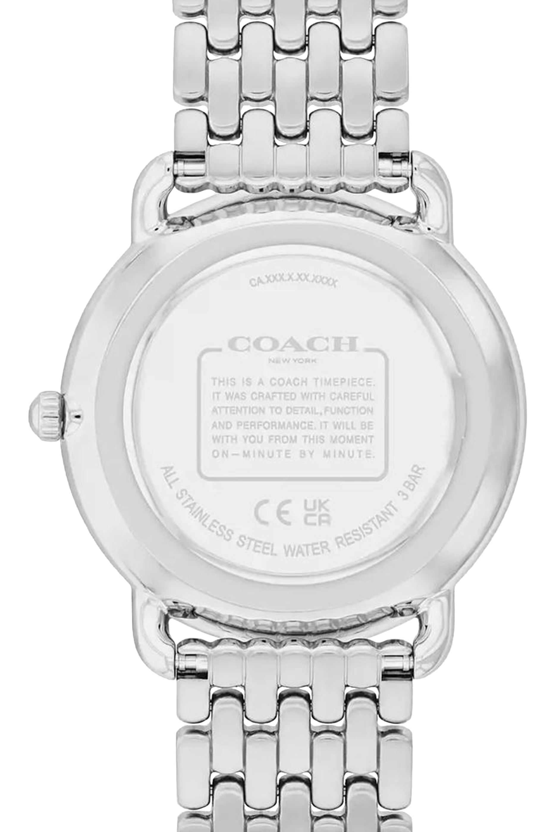 ساعة إليوت كوارتز بنقشة زهور بنفسجية