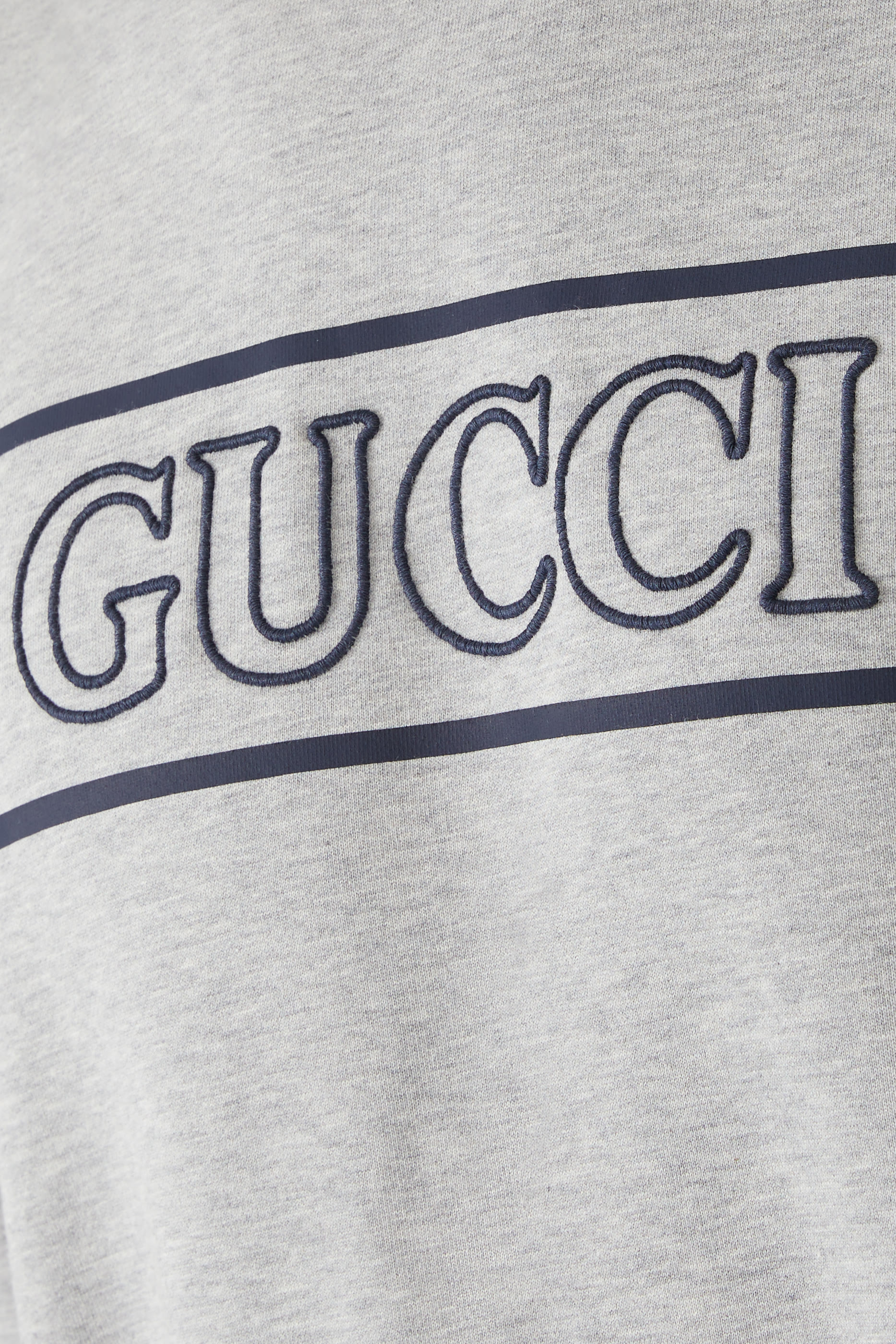 سويت شيرت بتطريزات قطن جيرسيه