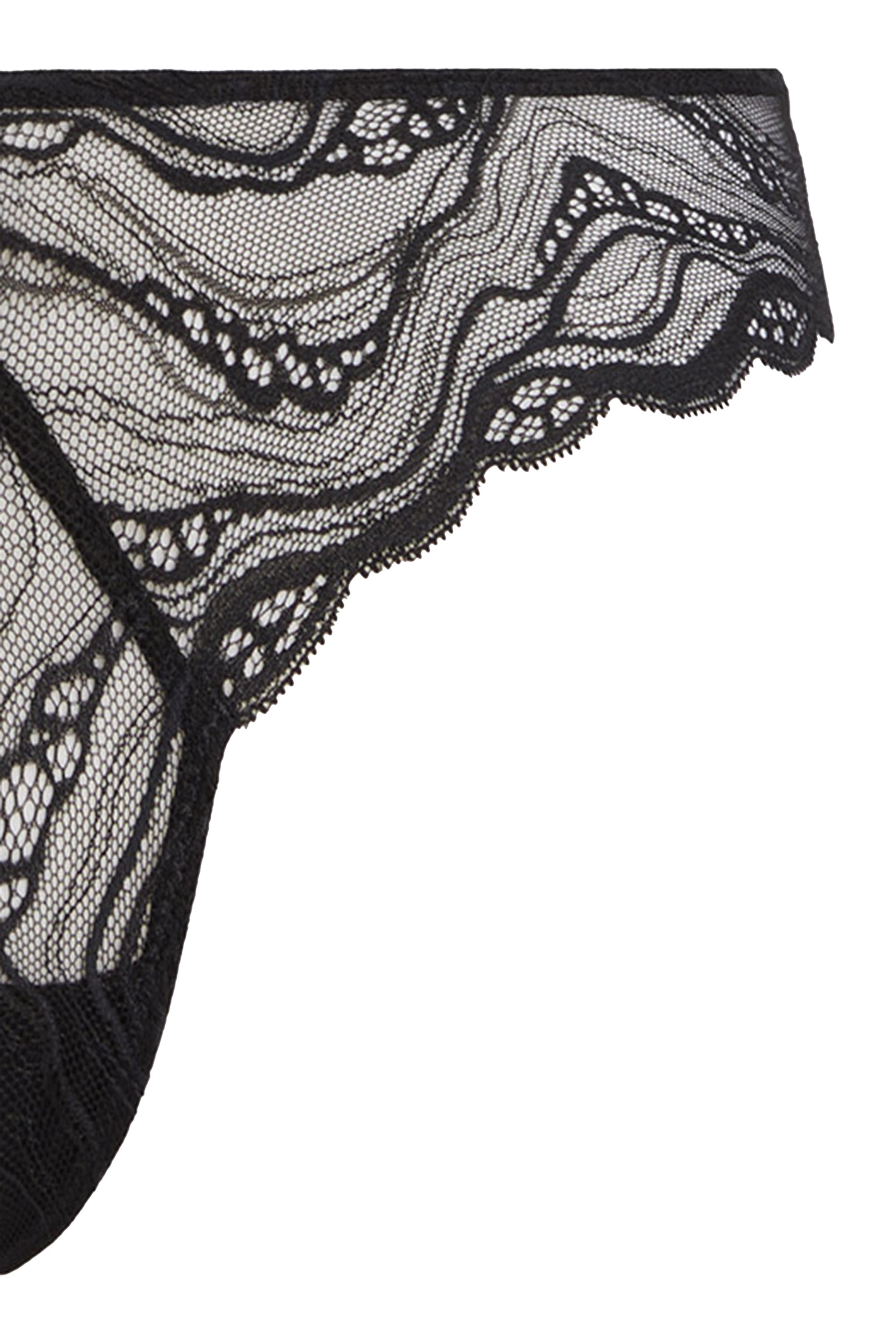 سروال تحتي دانتيل شفاف برازيلي