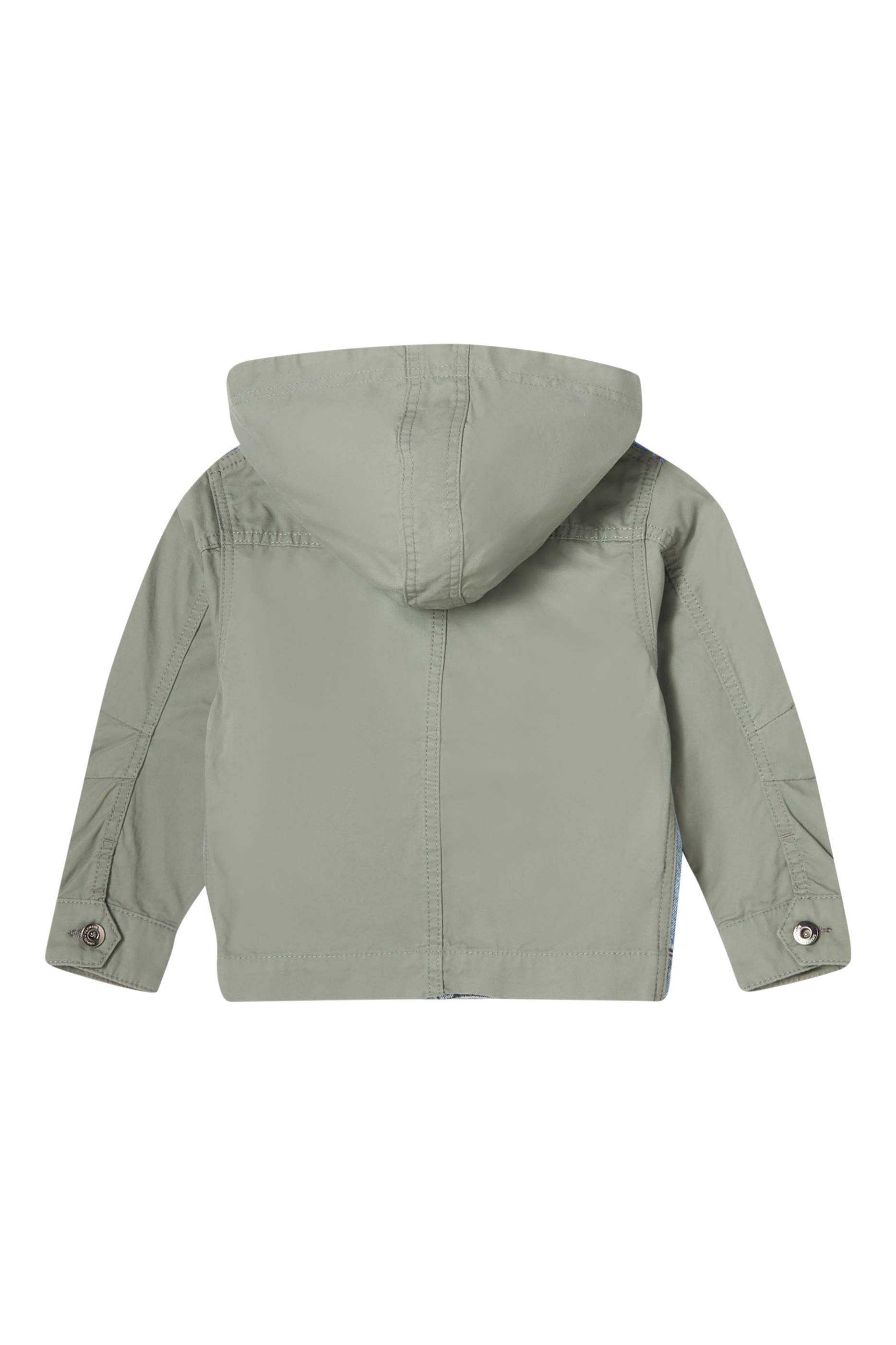 جاكيت دنيم بأكمام بلون مغاير للأطفال